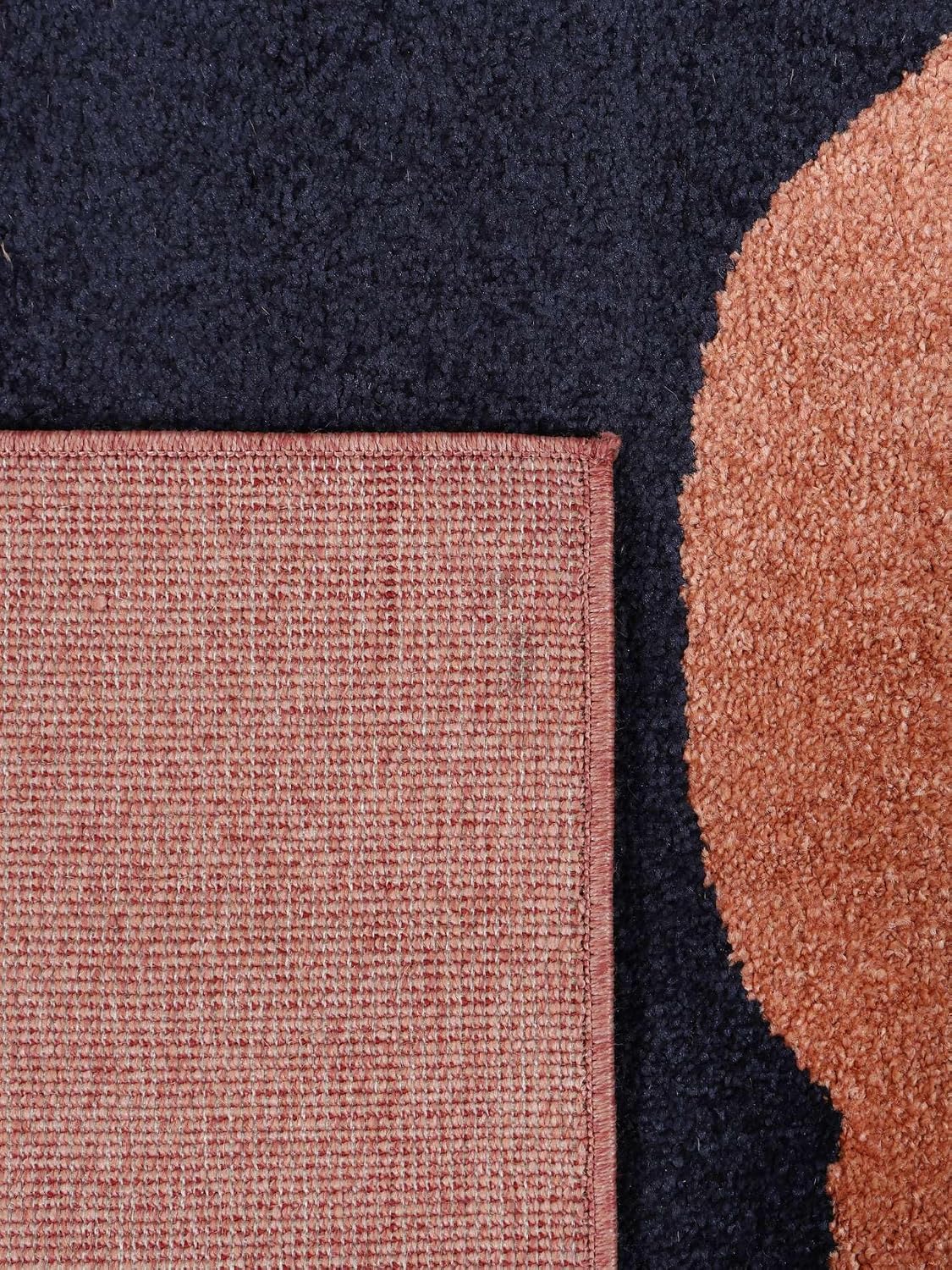 Thumbnail 6 de RugVista Big Sur Rug, 140 x 200 cm, Terracotta/Navy, Medium Pile