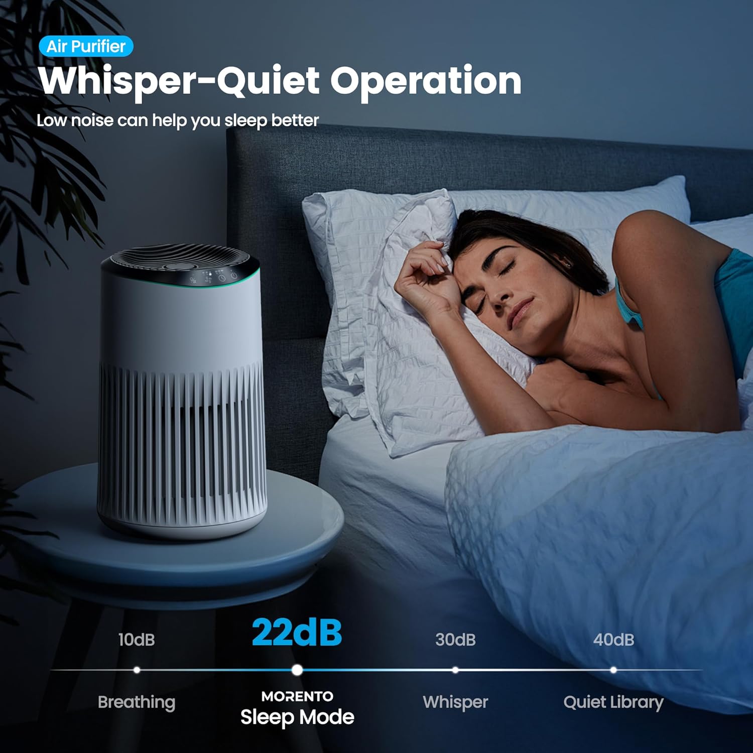 Thumbnail 4 de MERONTE MR2566 air purifier 1-pack for bedroom