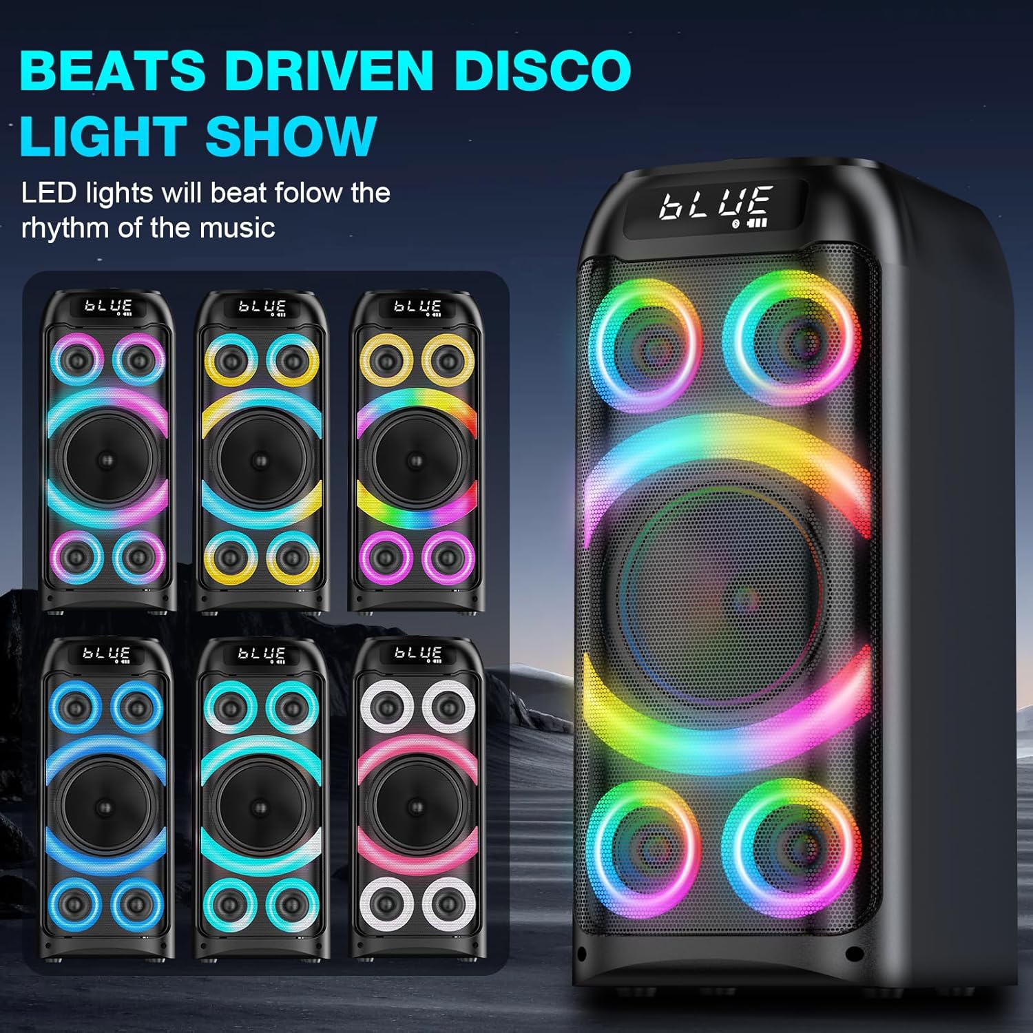 Detalle de BOHINI T77 160W Bluetooth Speaker