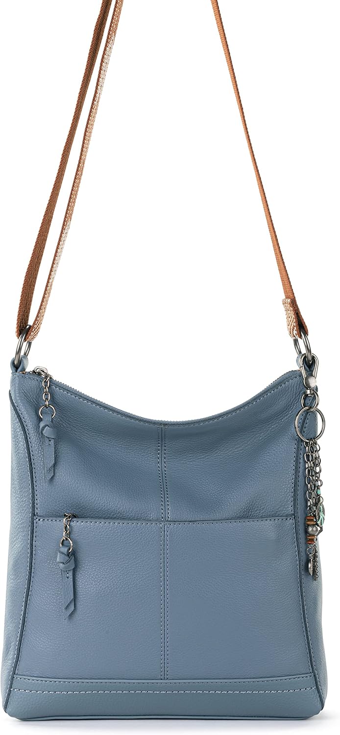 Thumbnail 6 de The Sak Lucia Leather Crossbody Bag, Adjustable Strap, Medium Maritime