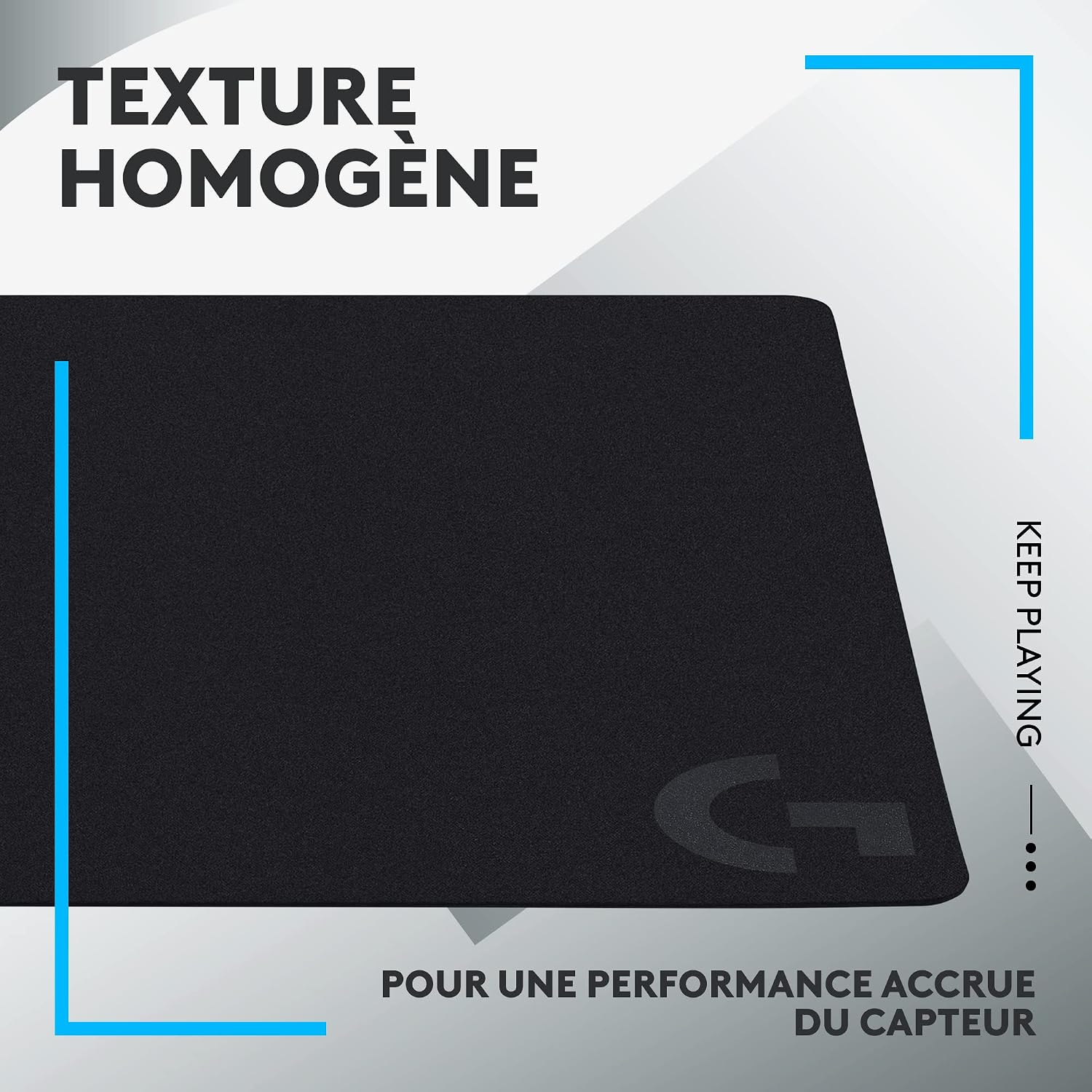Detalle de Logitech G G240 tapis souris 340Ă—280 mm đź–±