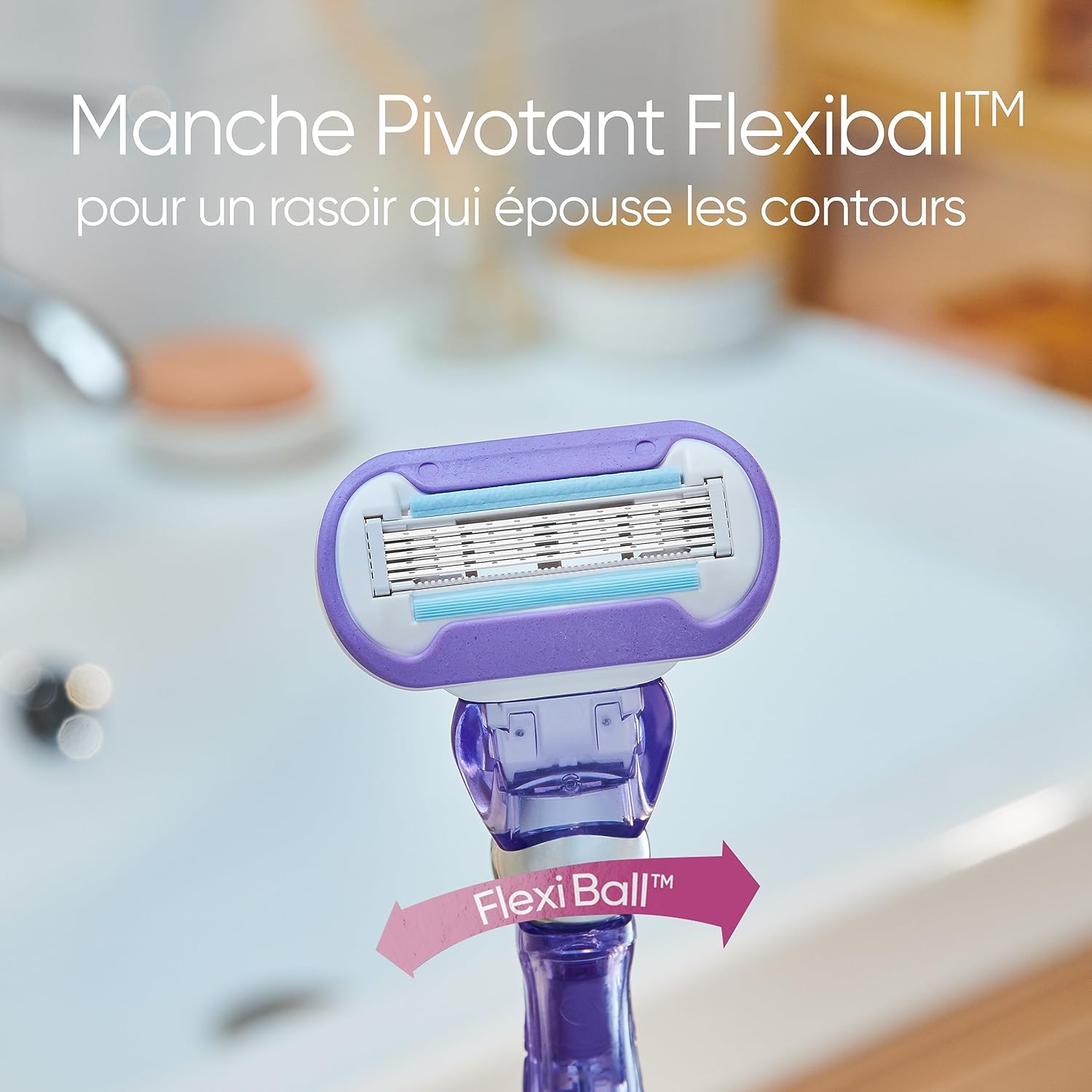 Detalle 2 de Gillette Venus Recharges 10 unités, 5 lames pour peau sensible 🪒