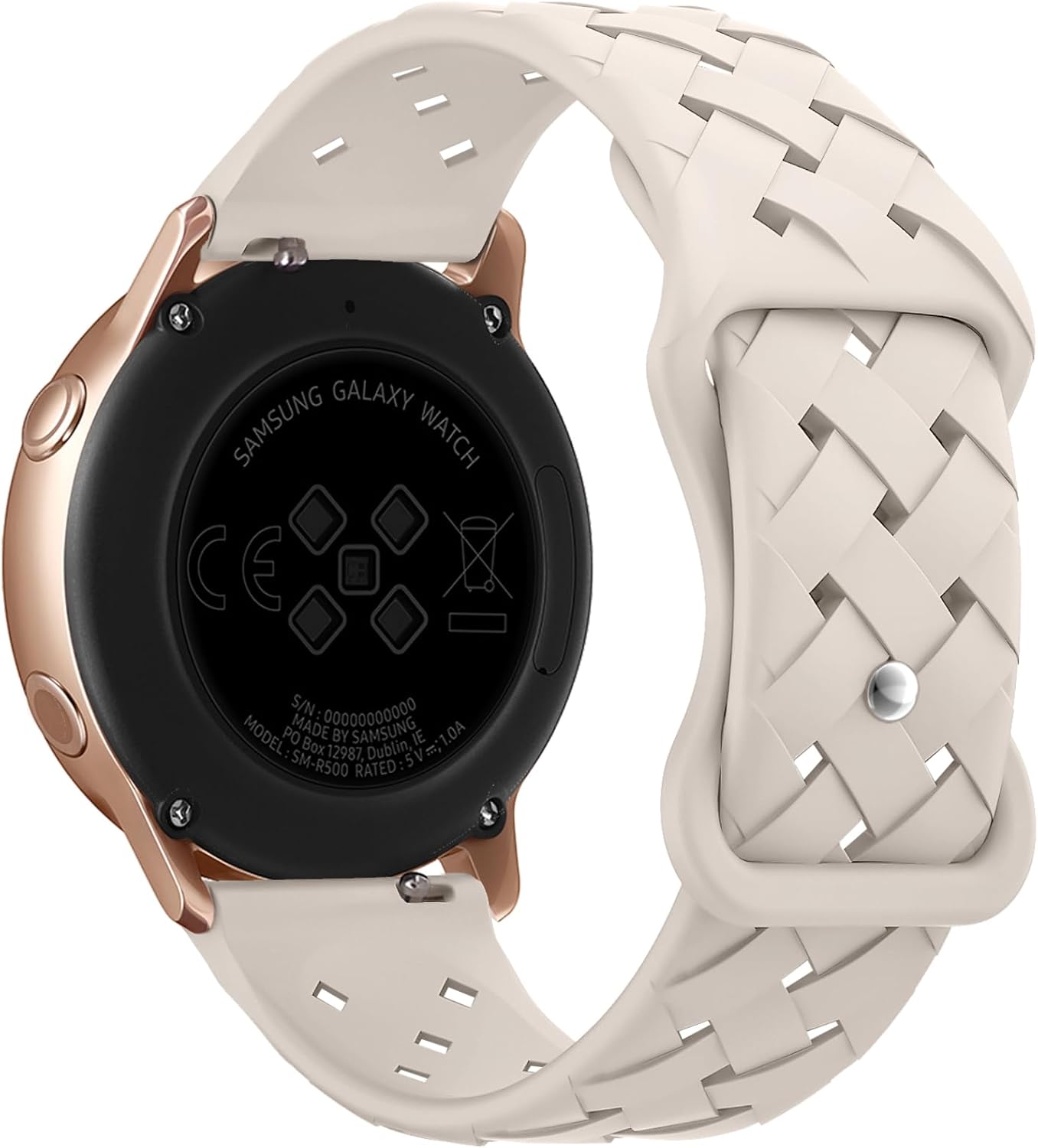 Detalle de Samsung Galaxy Watch silicone strap 20mm