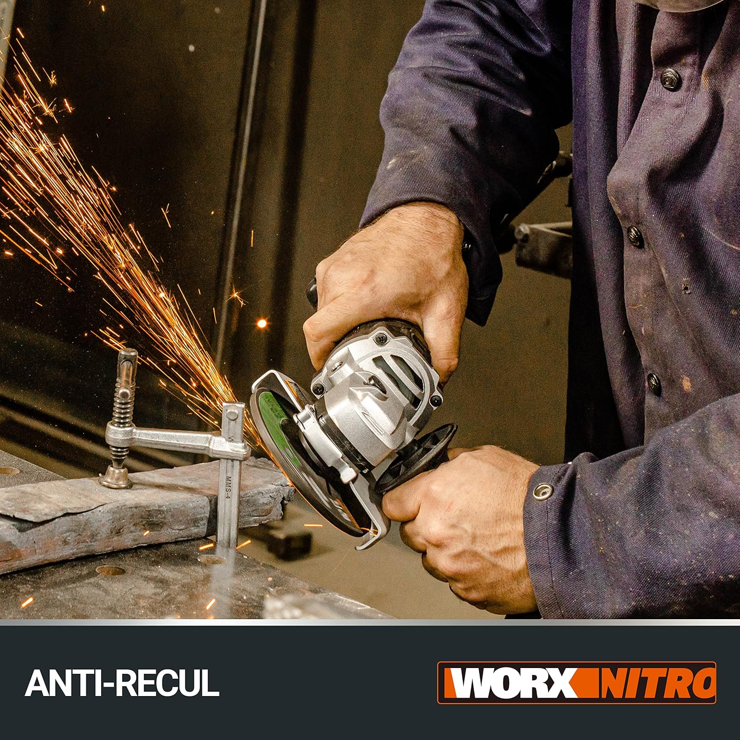 Thumbnail 3 de WORX Meuleuse d'Angle sans Fil Brushless 20V WX814.9 – Disque 125 mm (sans batterie ni chargeur)