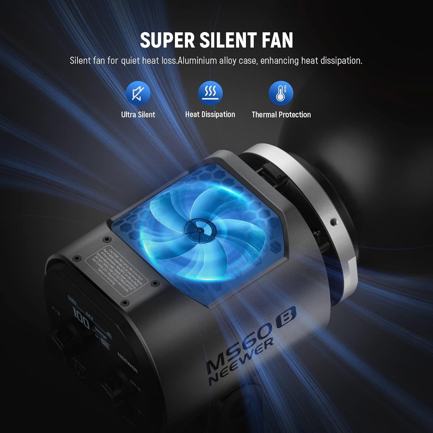 Thumbnail 6 de NEEWER MS60B Bi-Colour COB Portable Video Light