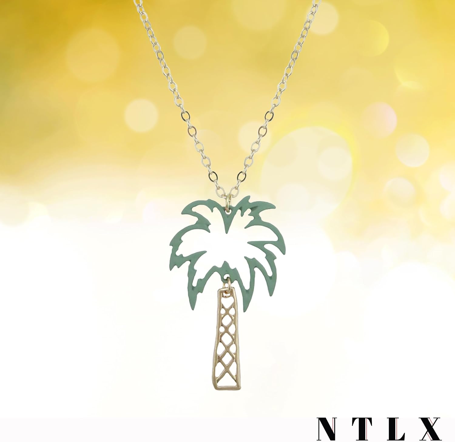 Detalle 1 de Bohemian Pendant Necklace, Gold-Plated