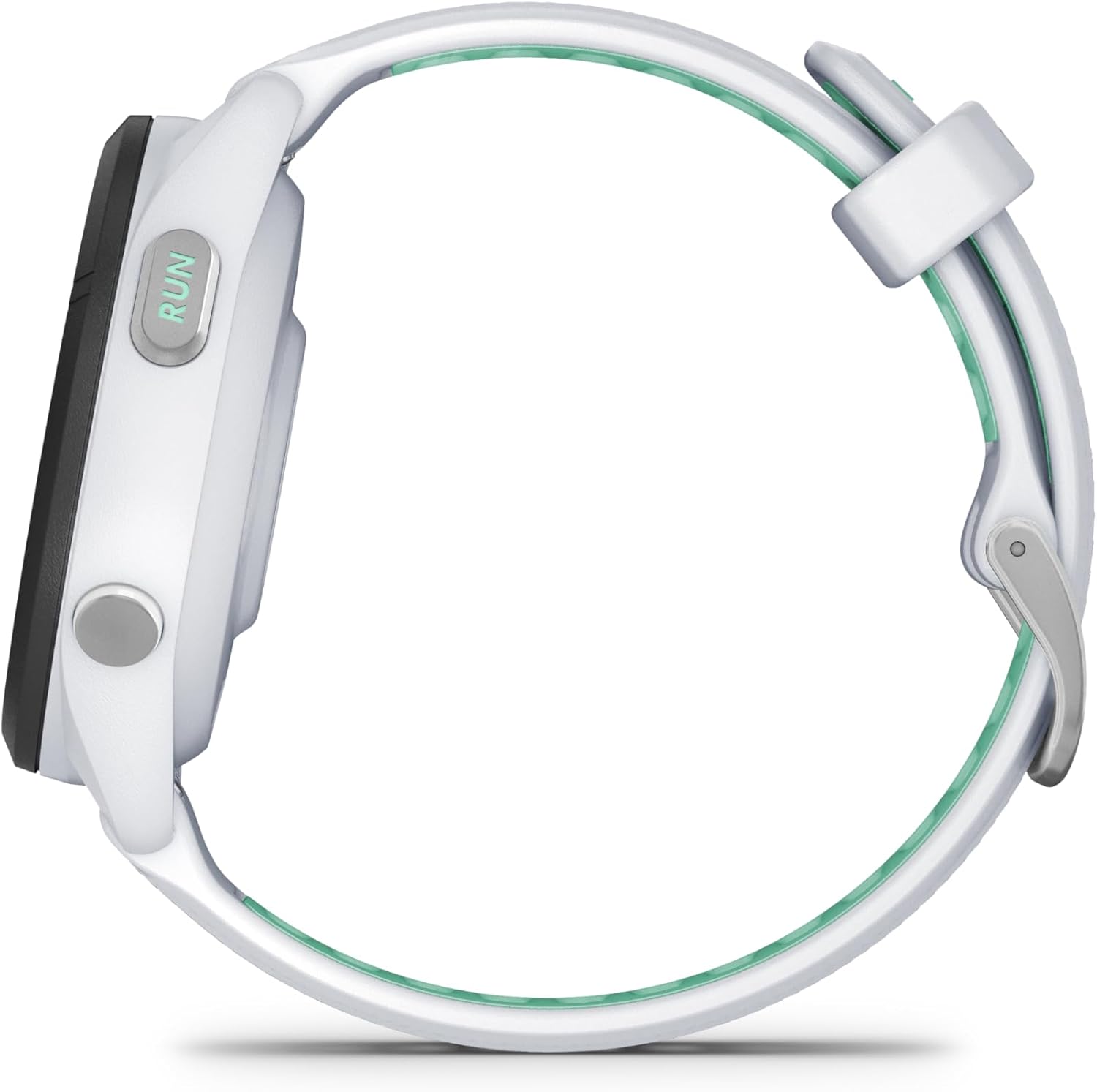 Thumbnail 3 de Garmin Forerunner 265S — Montre GPS de Running avec écran AMOLED, boîtier 42 mm, blanc et bracelet silicone blanc/vert