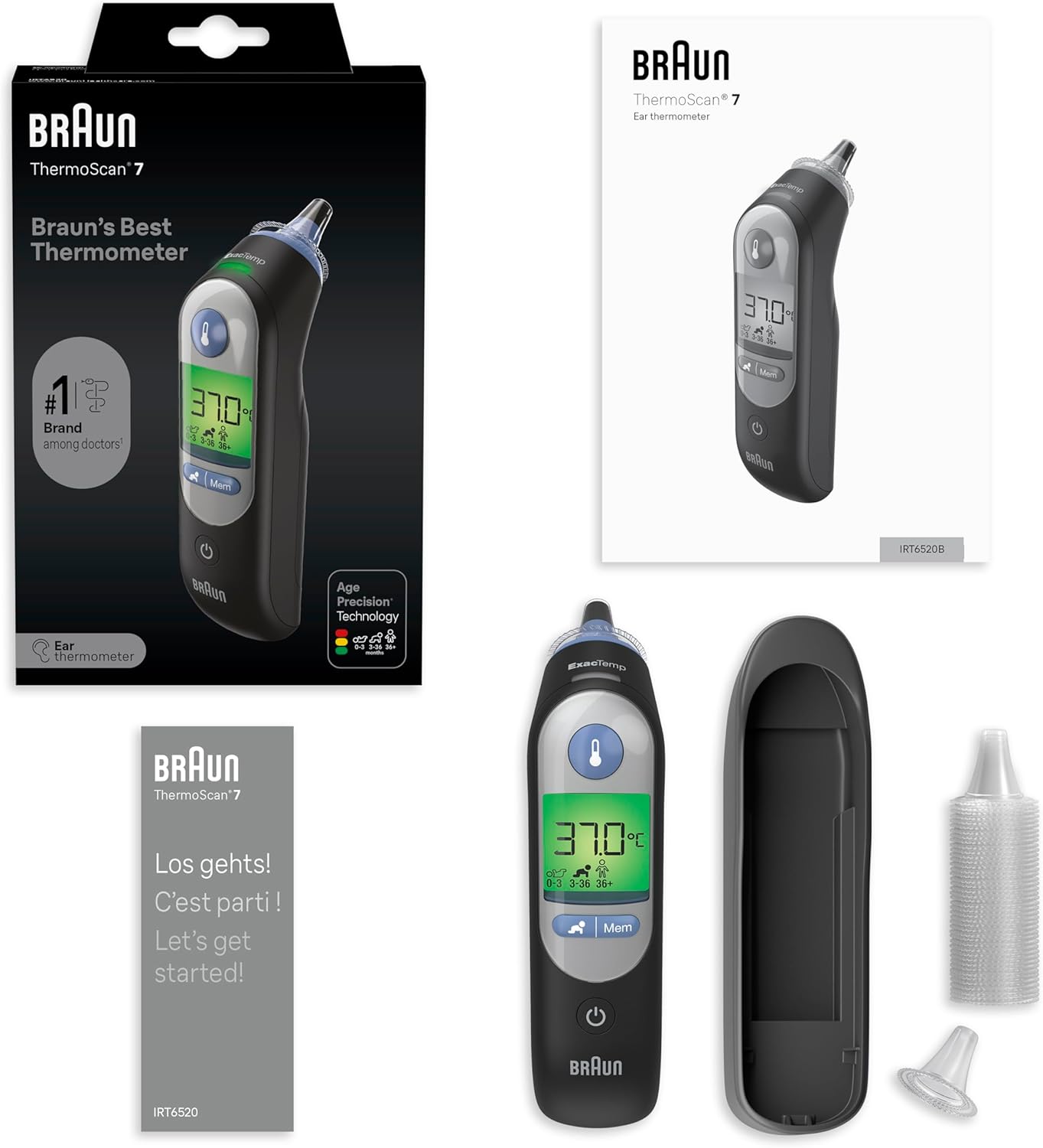 Thumbnail 6 de Braun ThermoScan 7 Ear Thermometer with Age Precision Technology