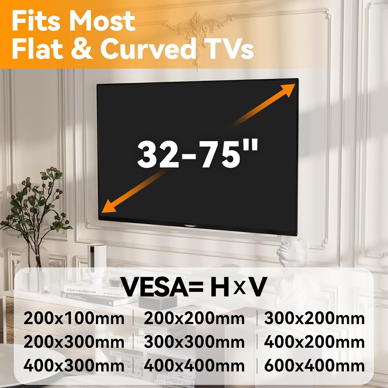 Detalle 2 de EZISE Studless TV Wall Mount