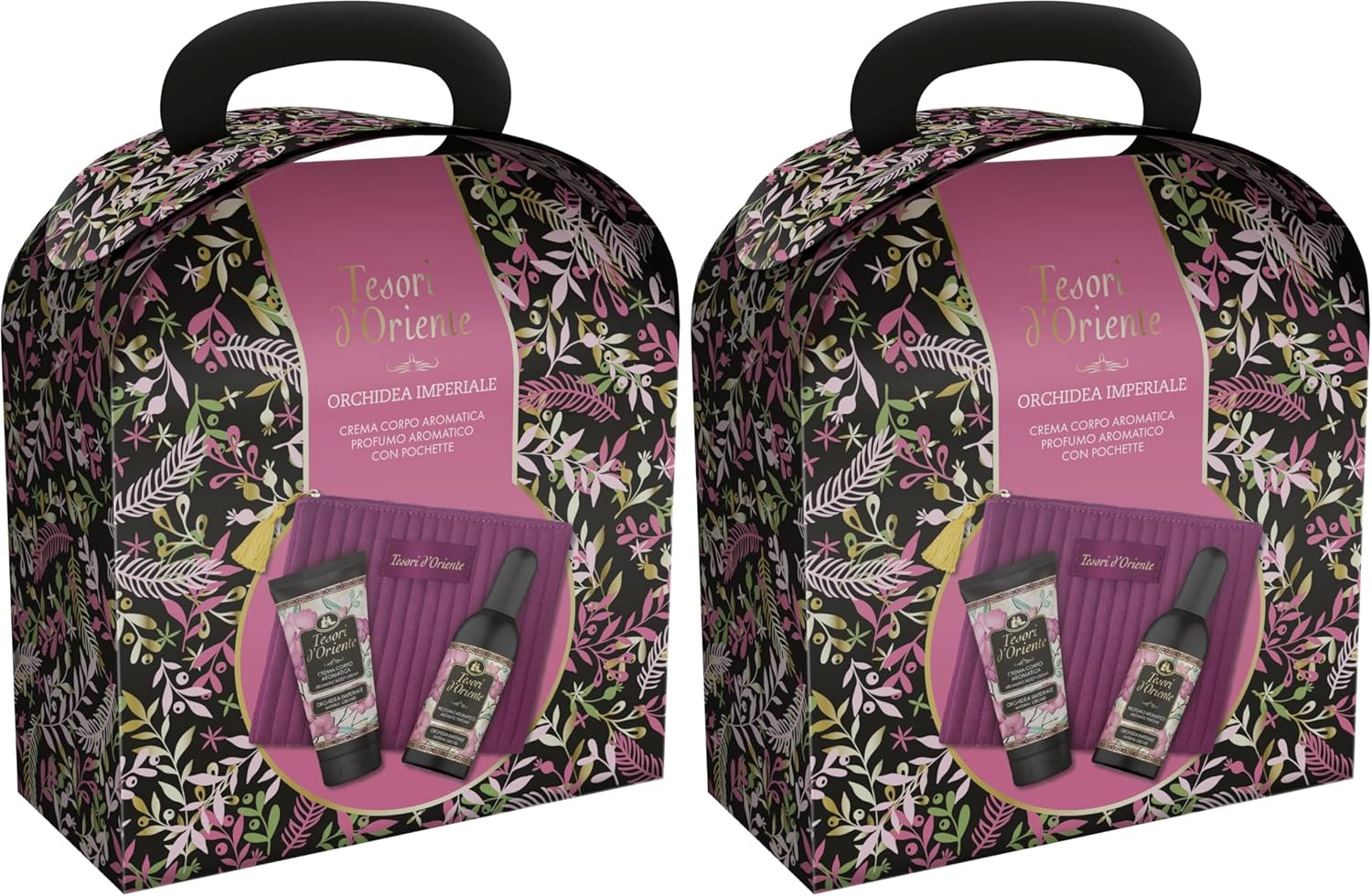 Thumbnail 4 de Tesori d'Oriente Byzantium Set Regalo da Viaggio con Profumo Aromatico 100 ml e Crema Corpo 75 ml + Pochette