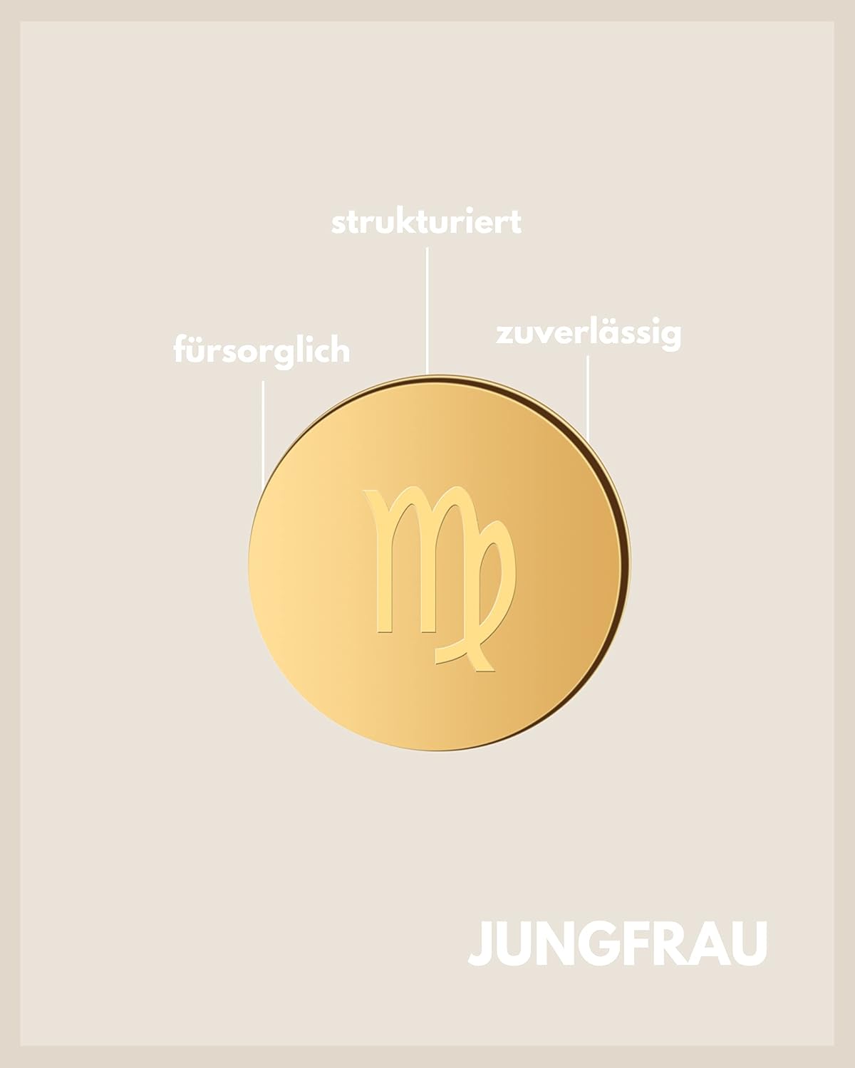 Detalle 2 de Sternzeichen Kette Gold 18 Karat mit Anhänger