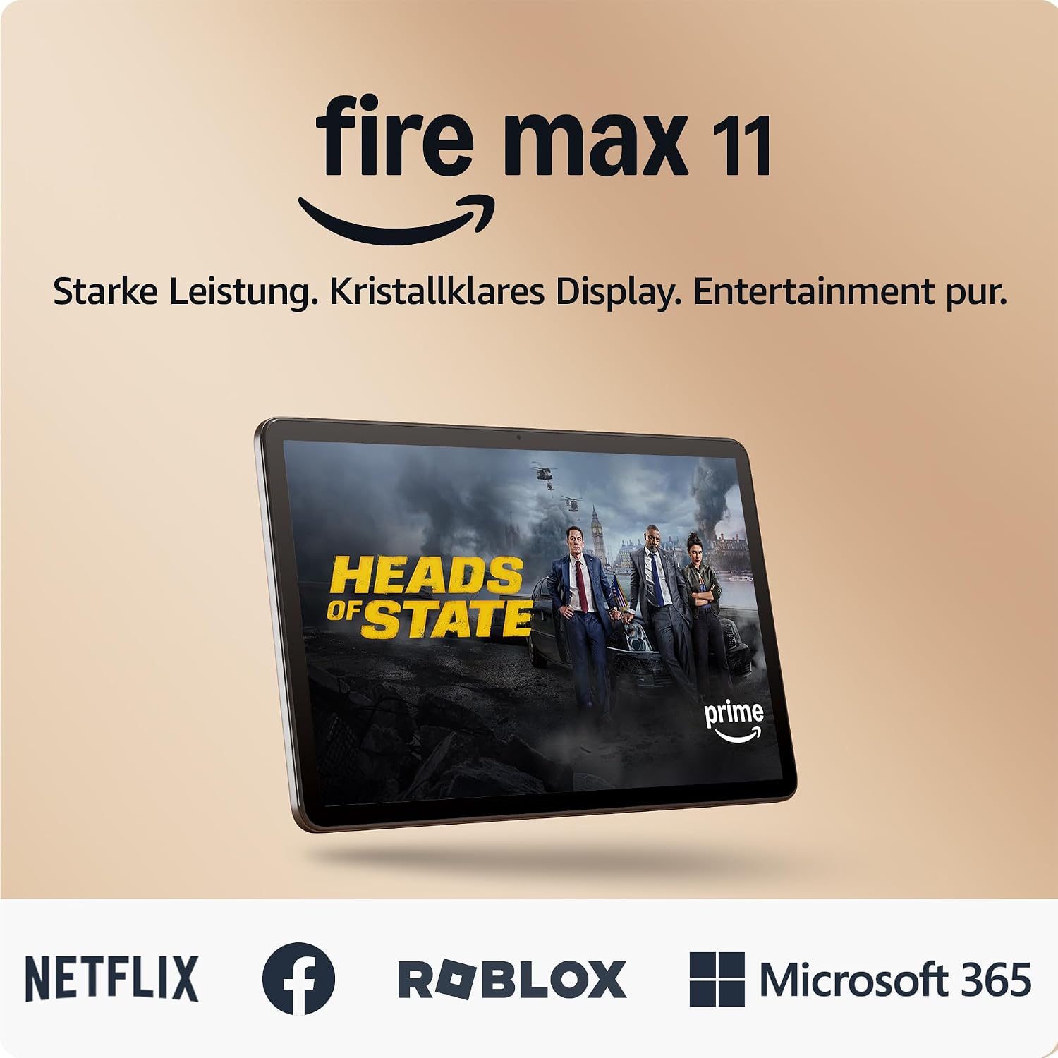Detalle de Amazon Fire Max 11-Tablet (Neueste Generation) – Großes 11-Zoll-Display, Octa-Core, 128 GB