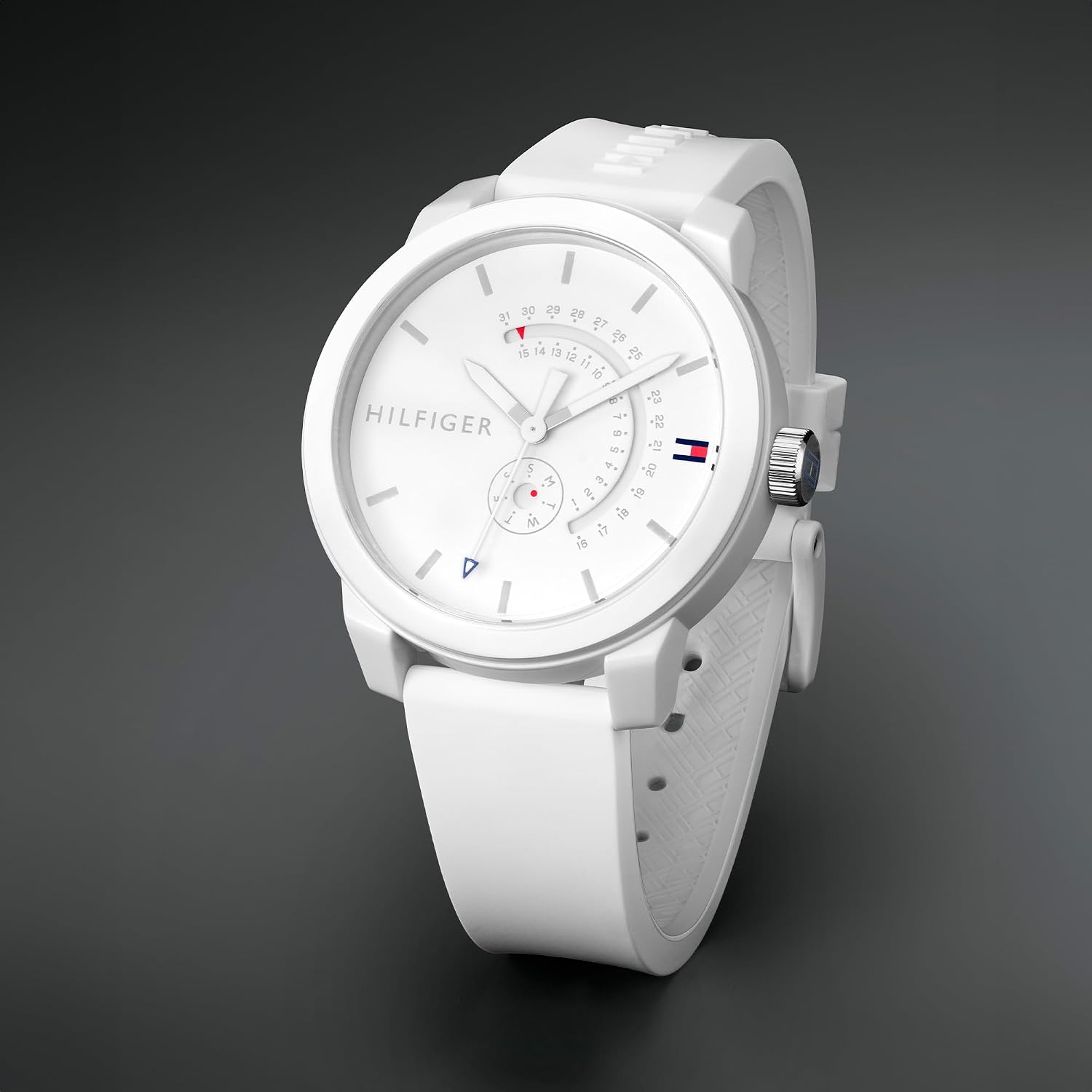 Thumbnail 1 de Tommy Hilfiger Reloj Hombre Cuarzo Blanco 🎉 Resistente al Agua