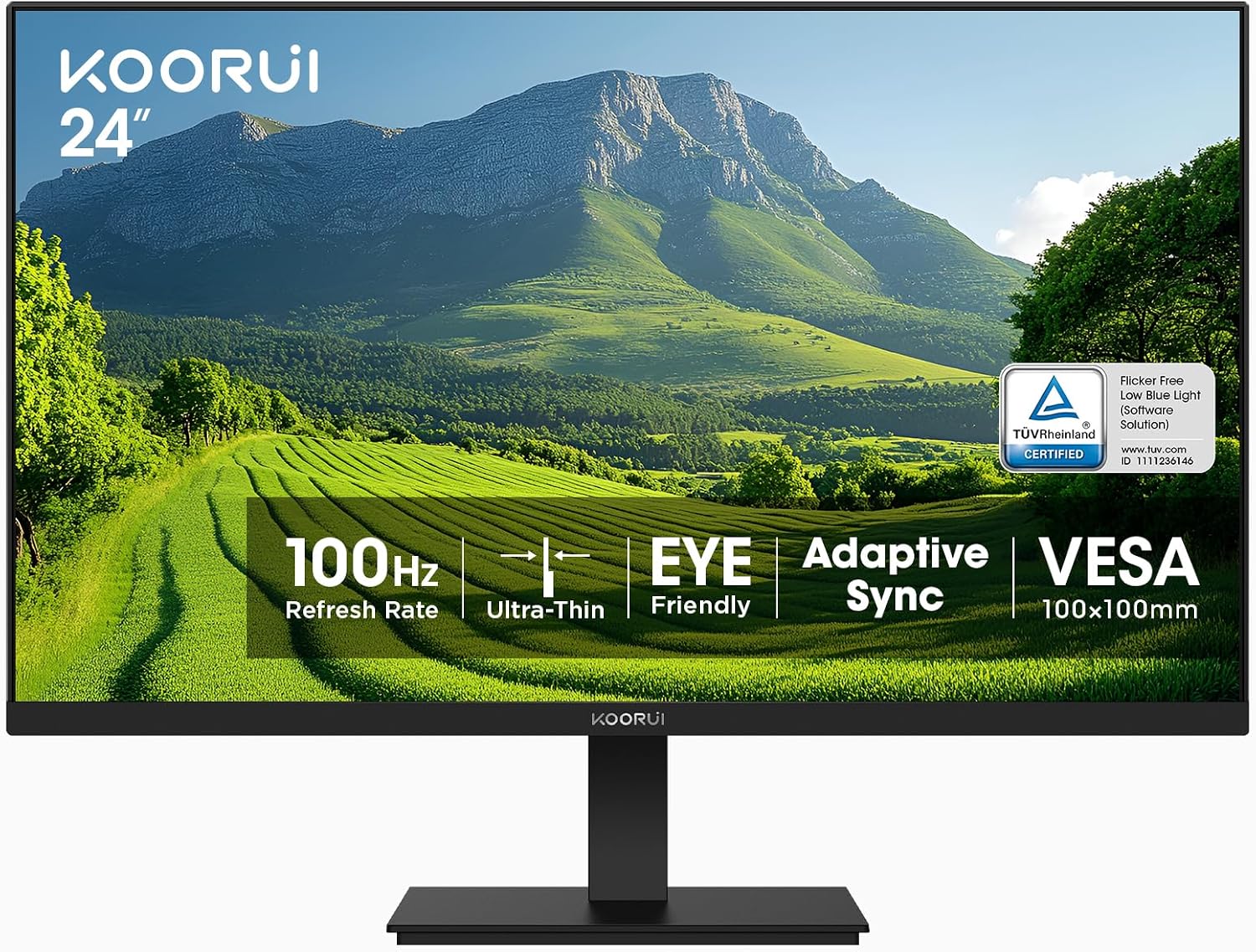 Detalle de KOORUI E2412F 24-inch Full HD monitor