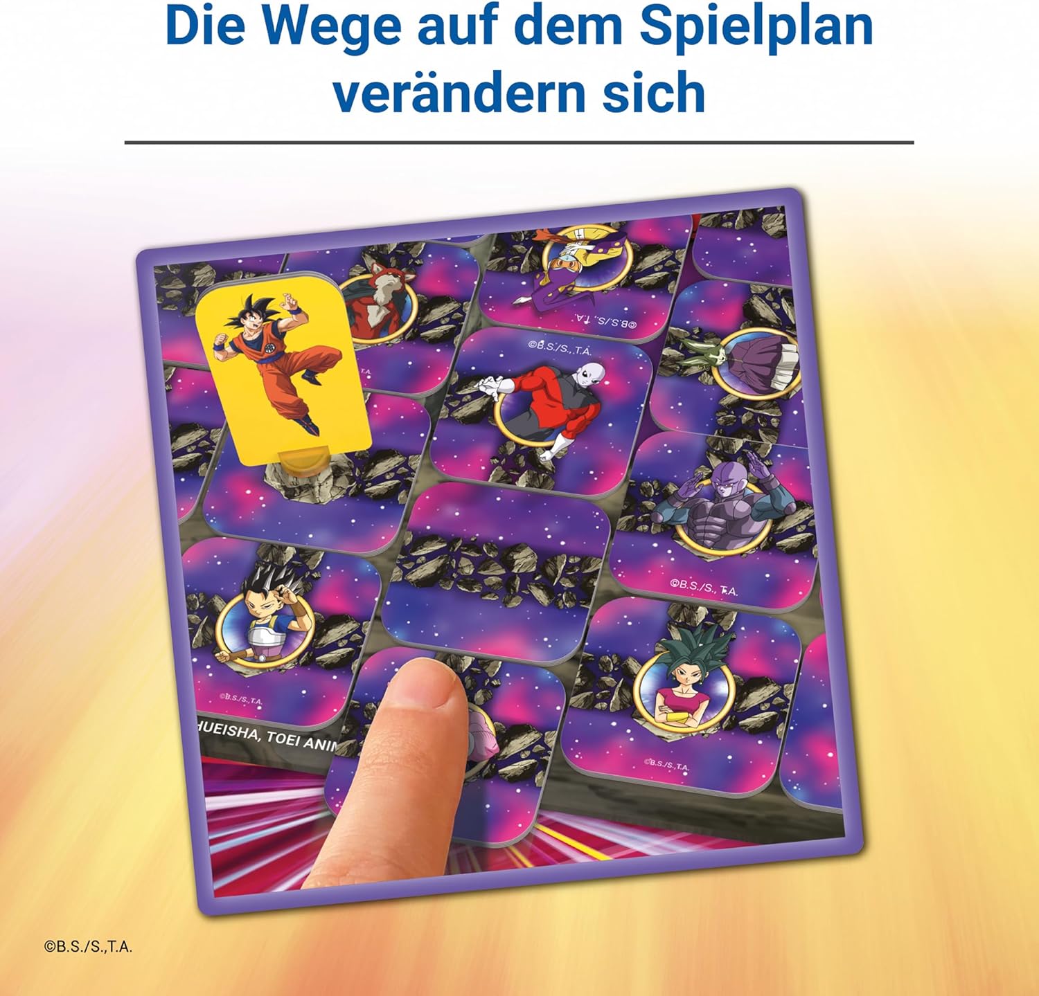 Detalle 2 de Ravensburger 24740 Dragon Ball Super Labyrinth – Spiel für 2–4 Spieler, ab 7 Jahren