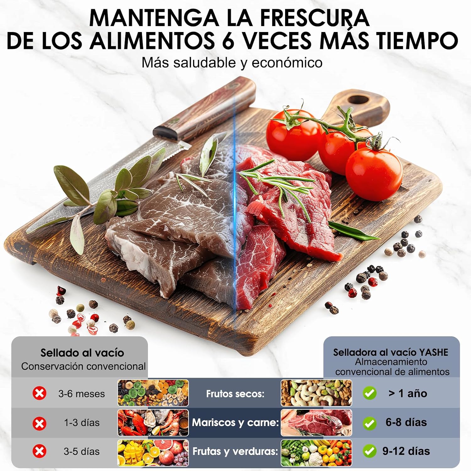 Thumbnail 5 de YASHE Envasadora al Vacío 5 en 1 para Cocina
