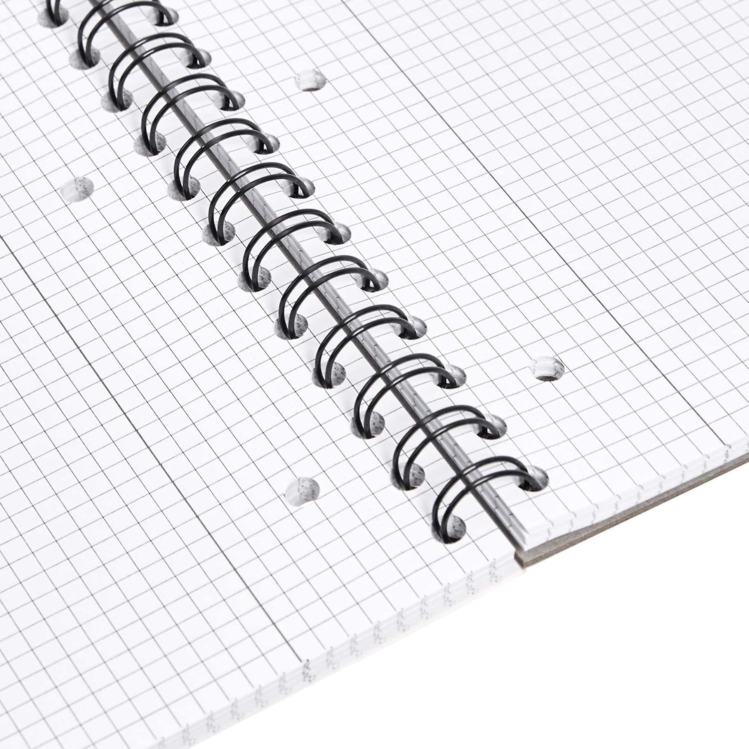 Detalle de Amazon Basics Wirebound Notebook 80 Sheets / 160 Pages, A4, 90GSM, Pack of 5 – White