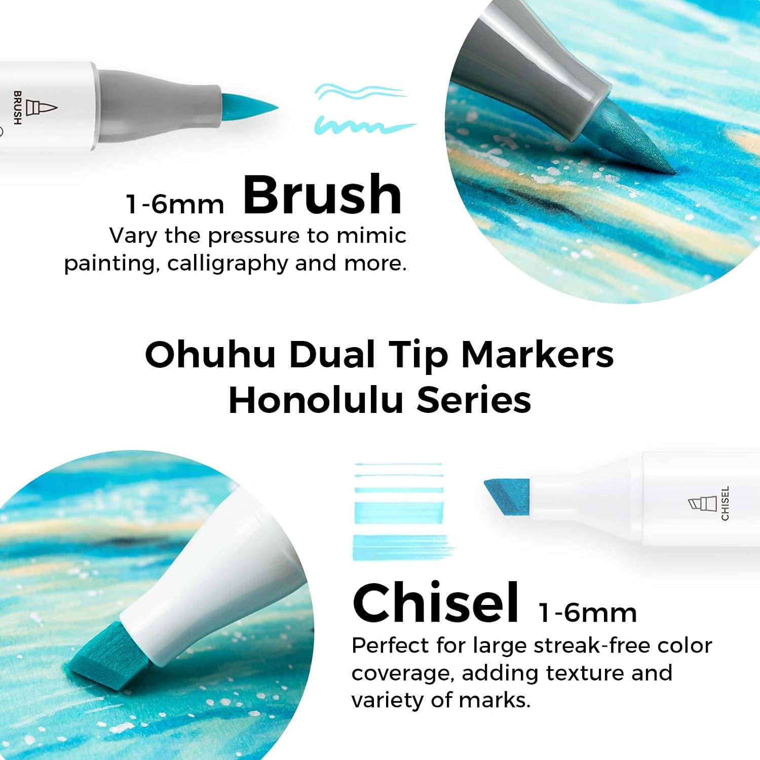 Thumbnail 1 de Ohuhu Colouring Pens 48 Pastel Colours