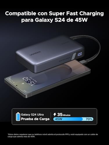 Thumbnail 2 de UGREEN Nexode Power Bank 20000mAh 67W con cavo USB‑C integrato