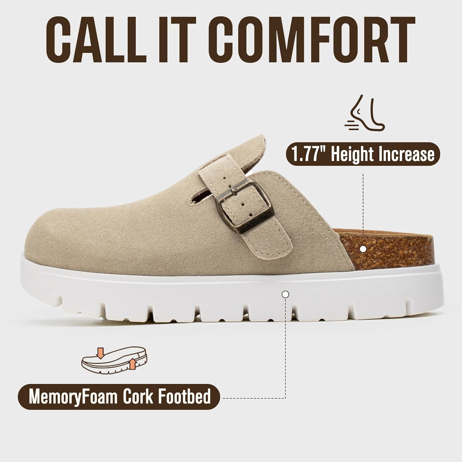 Detalle 1 de Call It Comfort Leather Mules