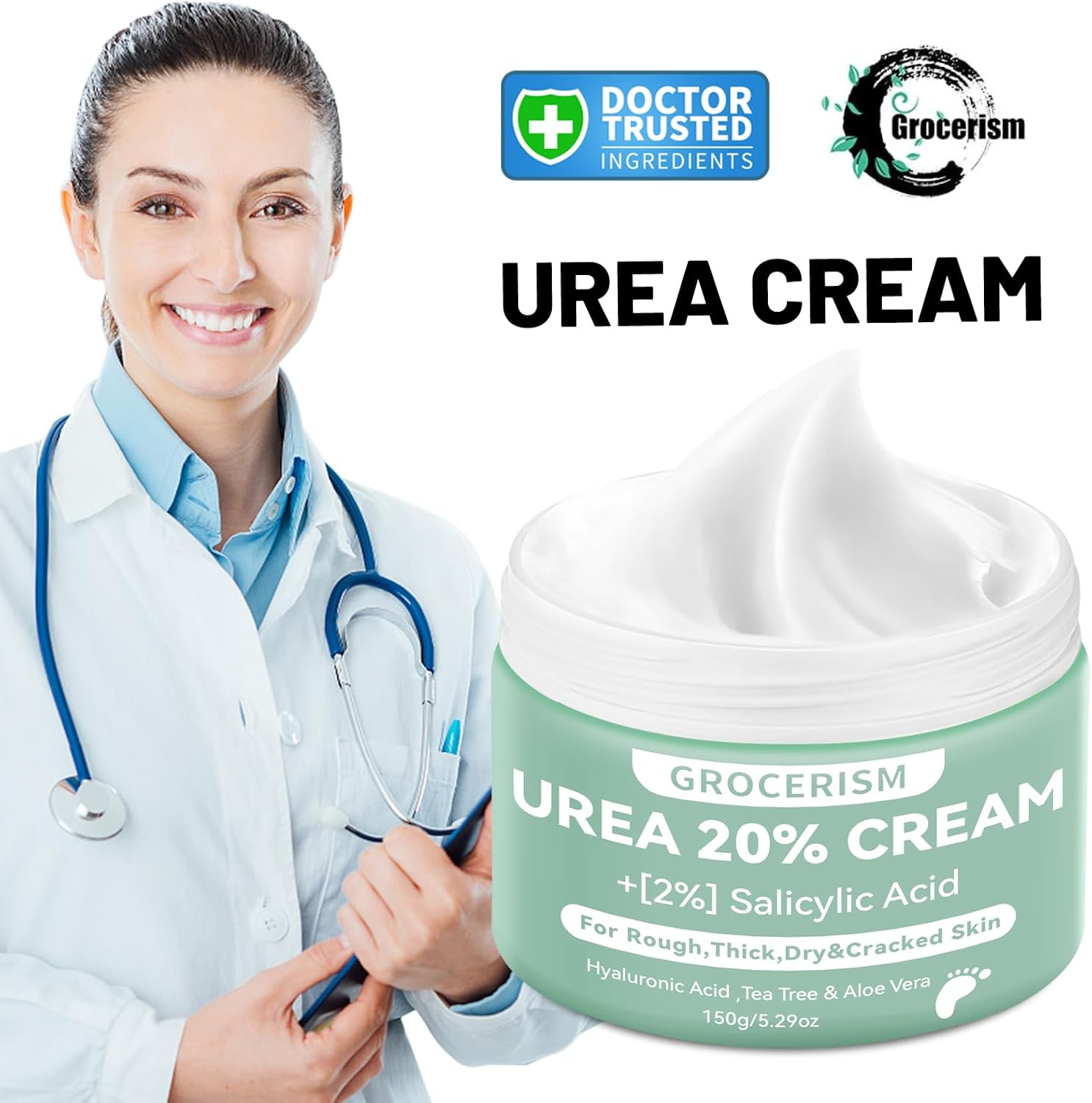 Detalle 2 de Crema Piedi Urea 20% 150g – Idratazione e Ammorbidimento 👣