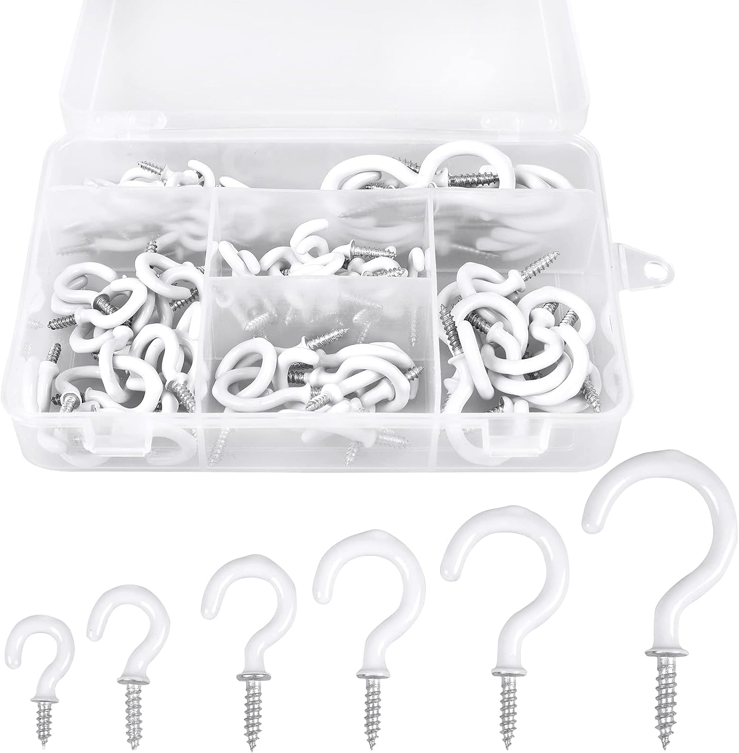 Detalle de Romeda Ceiling Hooks, 90-Piece Set