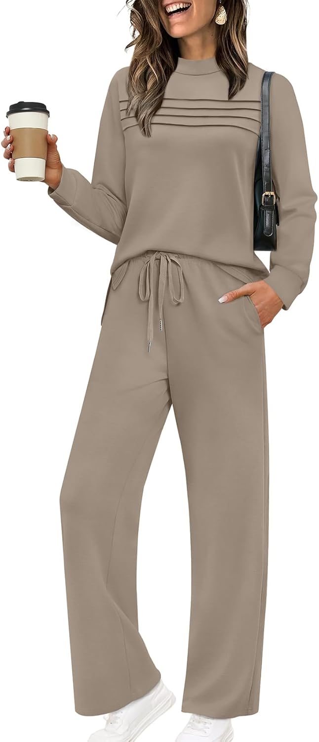 Detalle de WIHOLL Two Piece Set Wide Leg Pants S-3XL