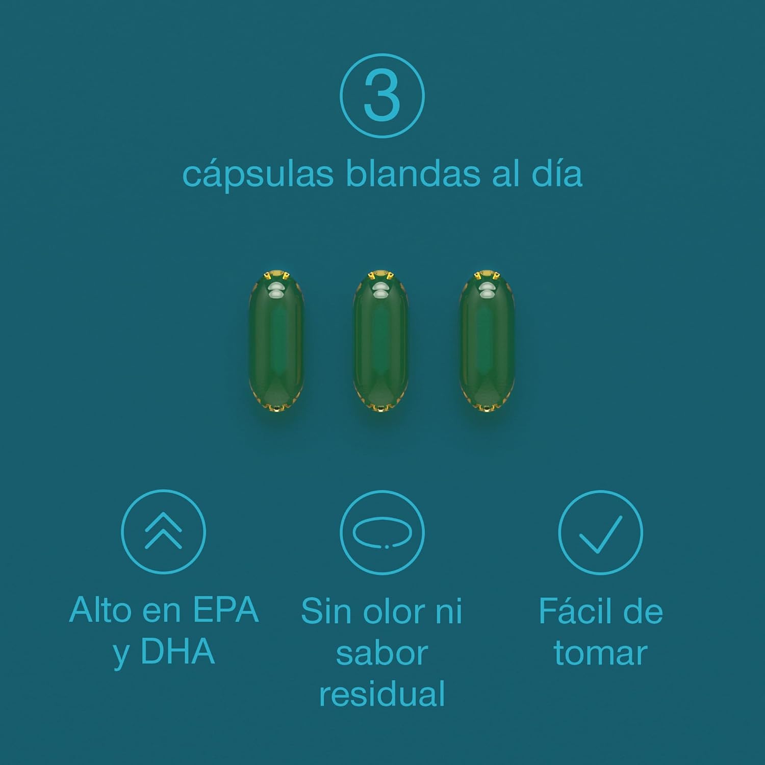 Thumbnail 4 de Omega 3 Triple Potencia - 3000 mg - 120 Cápsulas 🐟