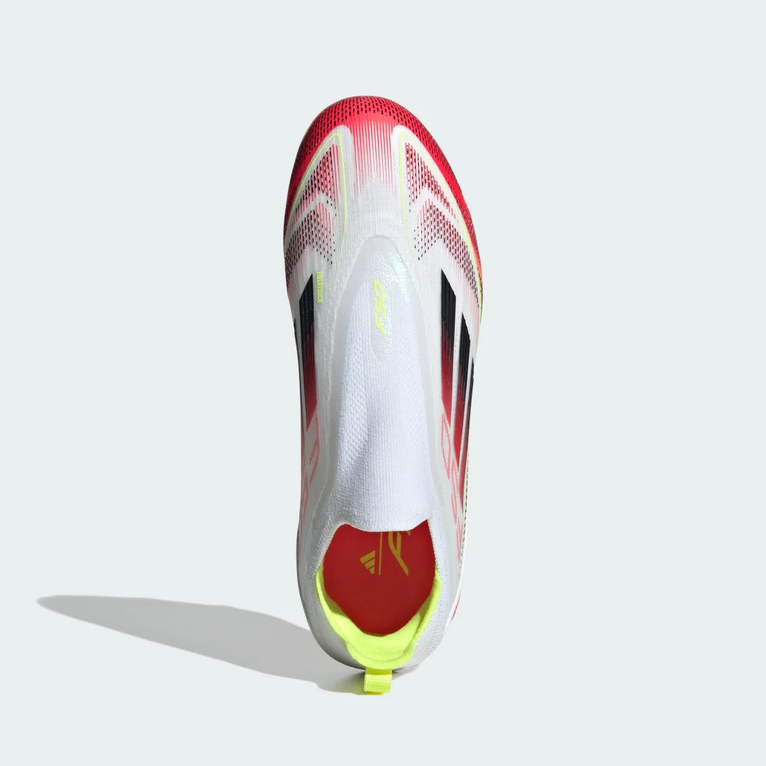 Detalle de Adidas F50 Elite Laceless para césped natural seco (Adolescentes) – Blanco