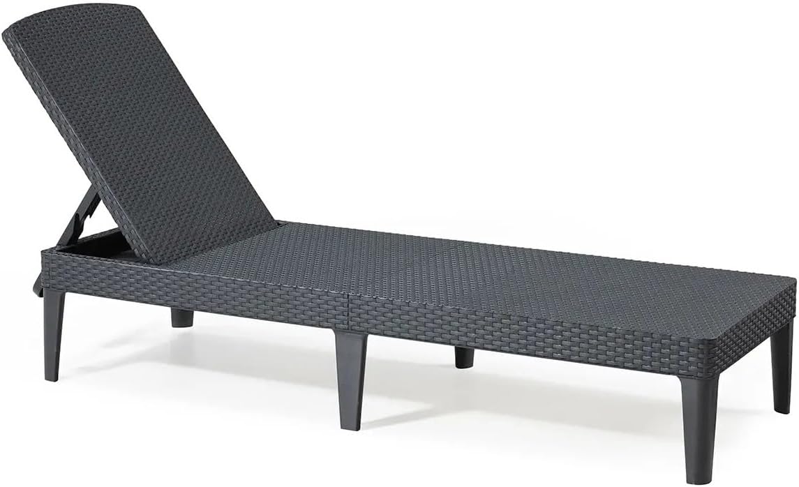 Keter Jaipur tumbona de jardín gris