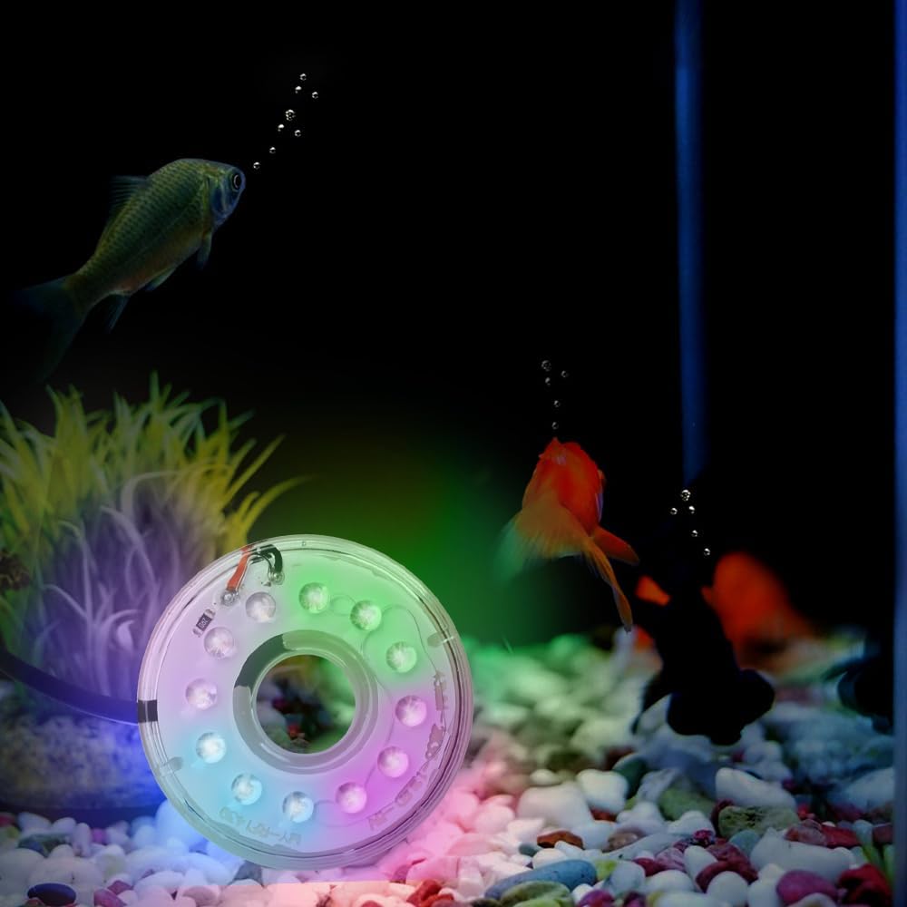 Thumbnail 6 de MiOYOOW LED Aquarium Light: IP68 Submersible RGB USB Light with Suction Cups
