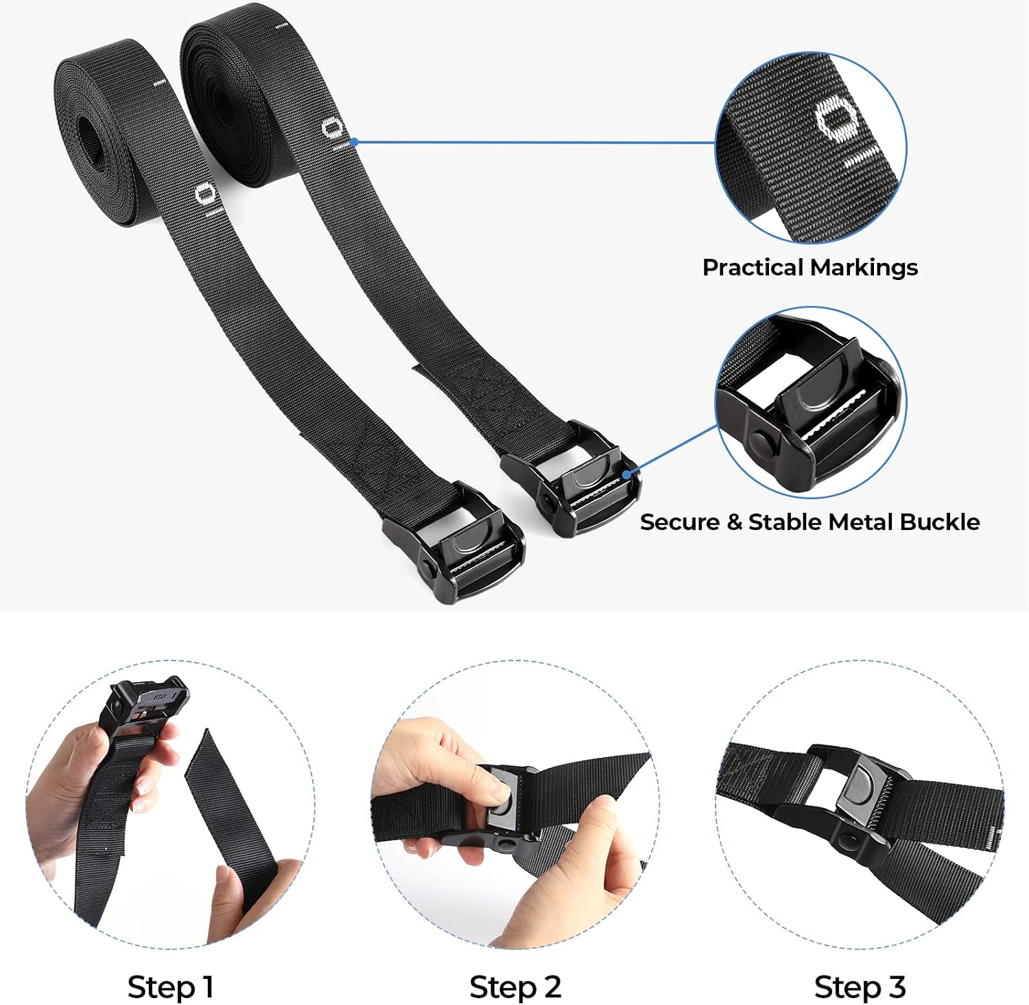 Thumbnail 3 de LIFERUN houten gymnastiekringen, 28 of 32 mm, met gripbanden en verstelbare straps
