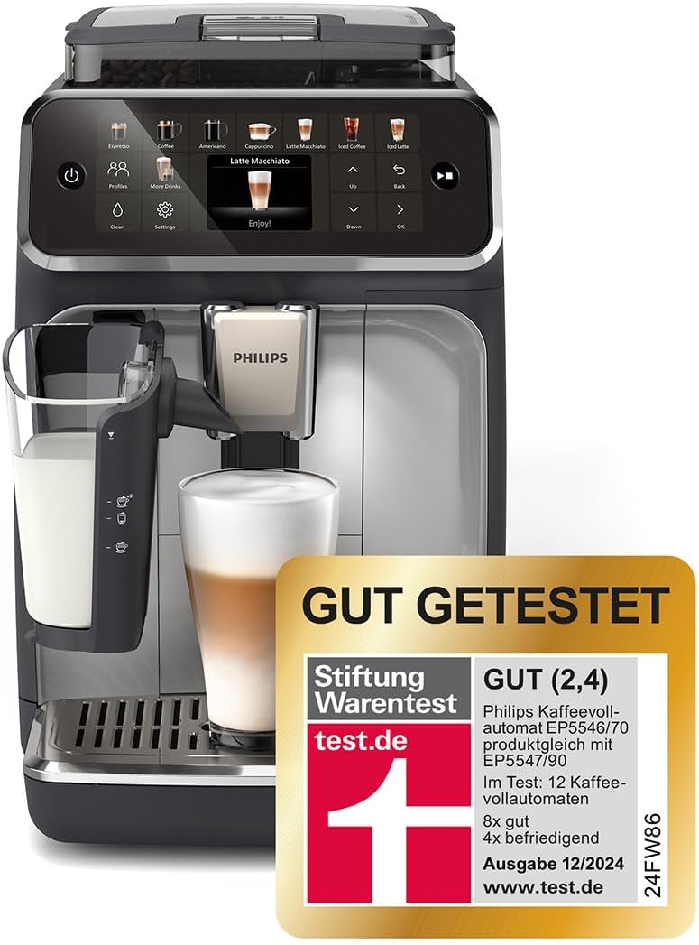Detalle de PHILIPS Serie 5500 Kaffeevollautomat mit LatteGo – EP5546/70