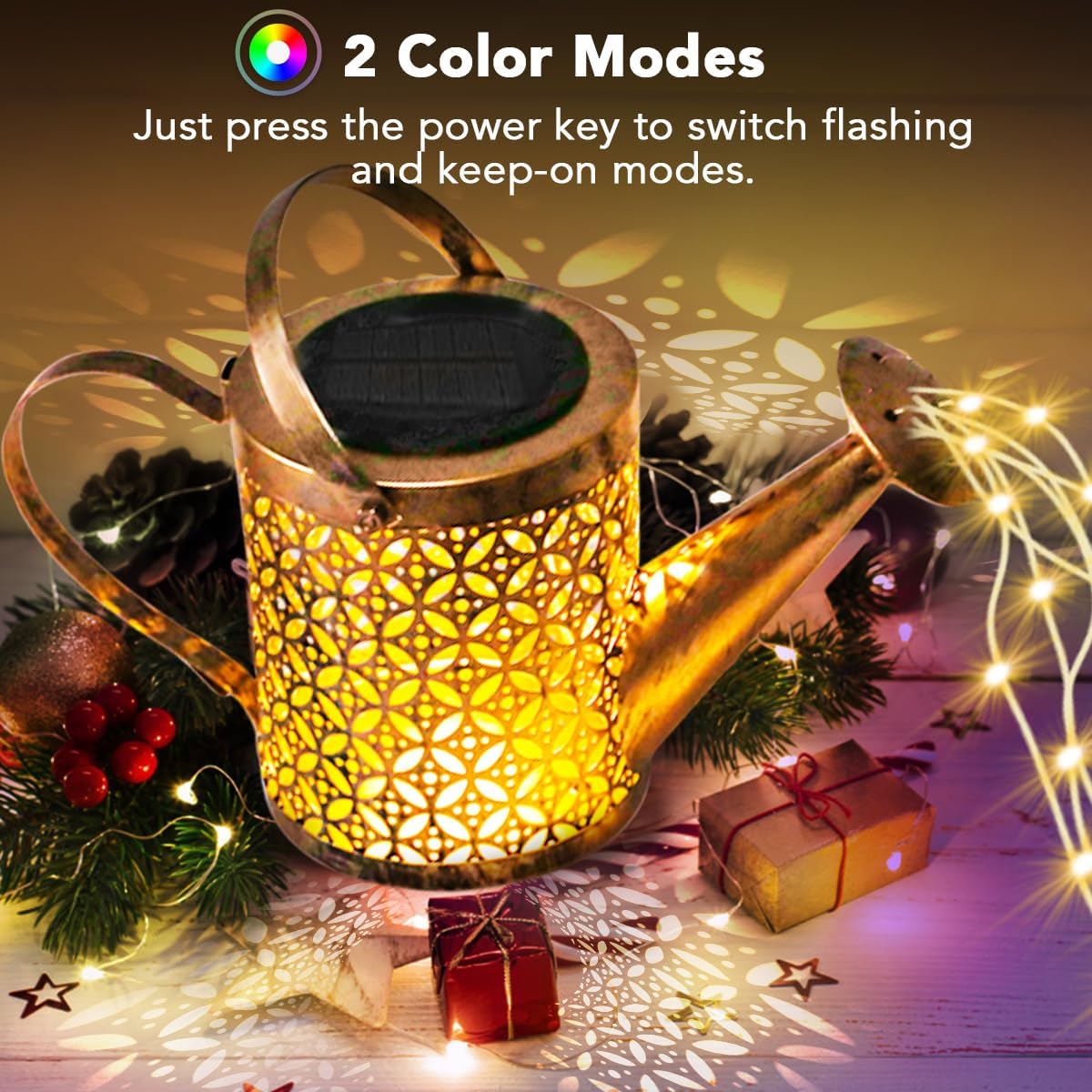 Thumbnail 4 de GLOBAL GOLDEN Solar Watering Can Light 7–10h