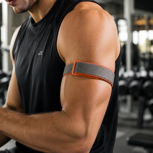 Detalle 2 de Zspoly Klettverschluss Arm-/Fußgelenkband kompatibel mit Google Fitbit Air – verstellbares Nylon-Bizeps-/Knöchelband