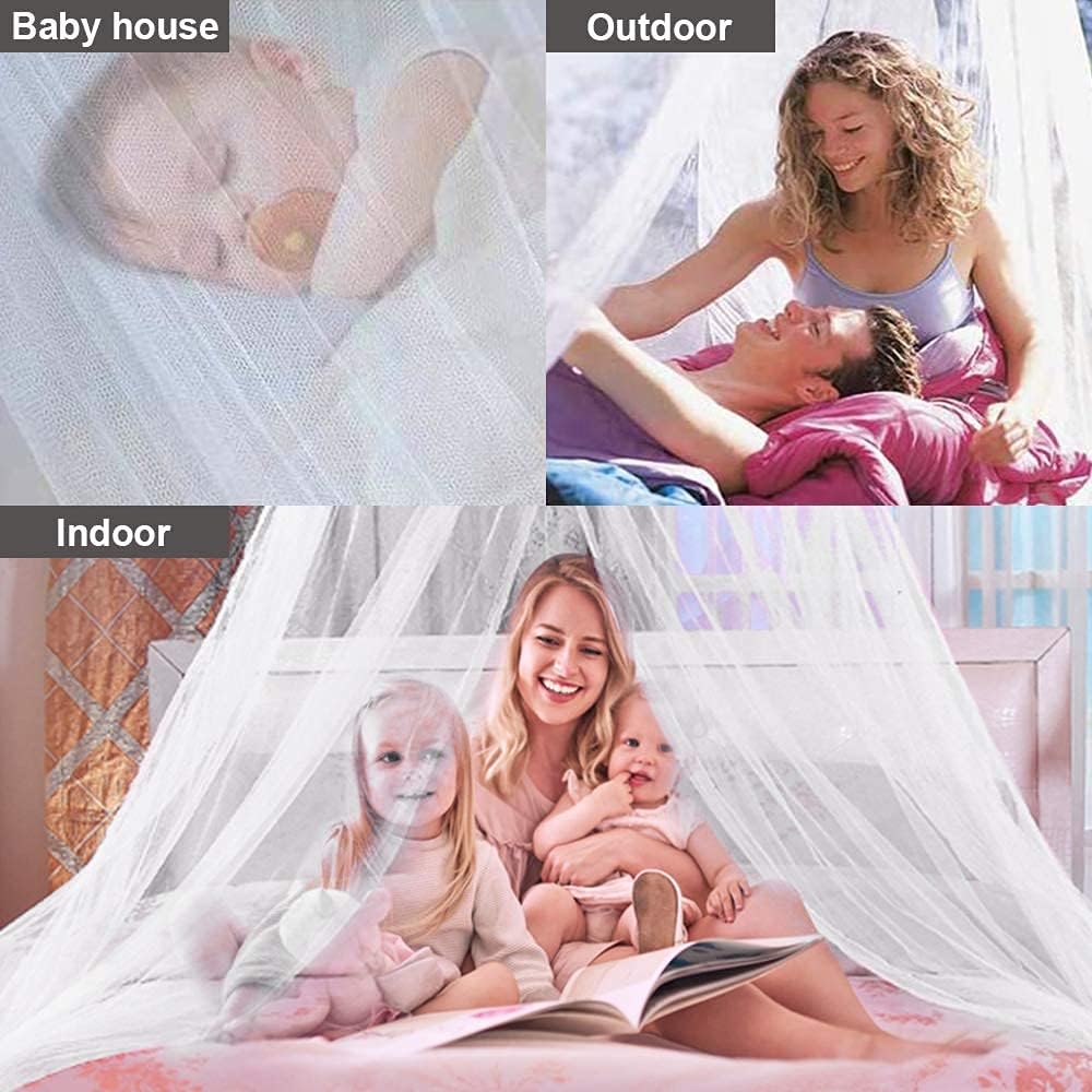 Detalle de Grand Moustiquaire Ciels pour lit simple, King Size ou double (XL) – protection contre les insectes