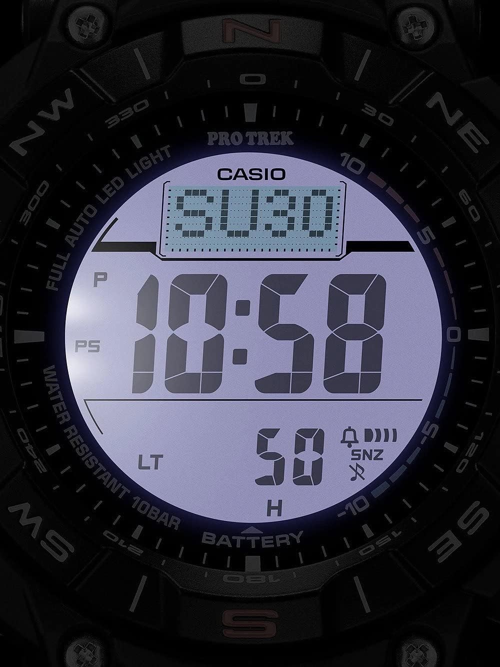 Thumbnail 4 de Casio Protrek digitale Herrenuhr