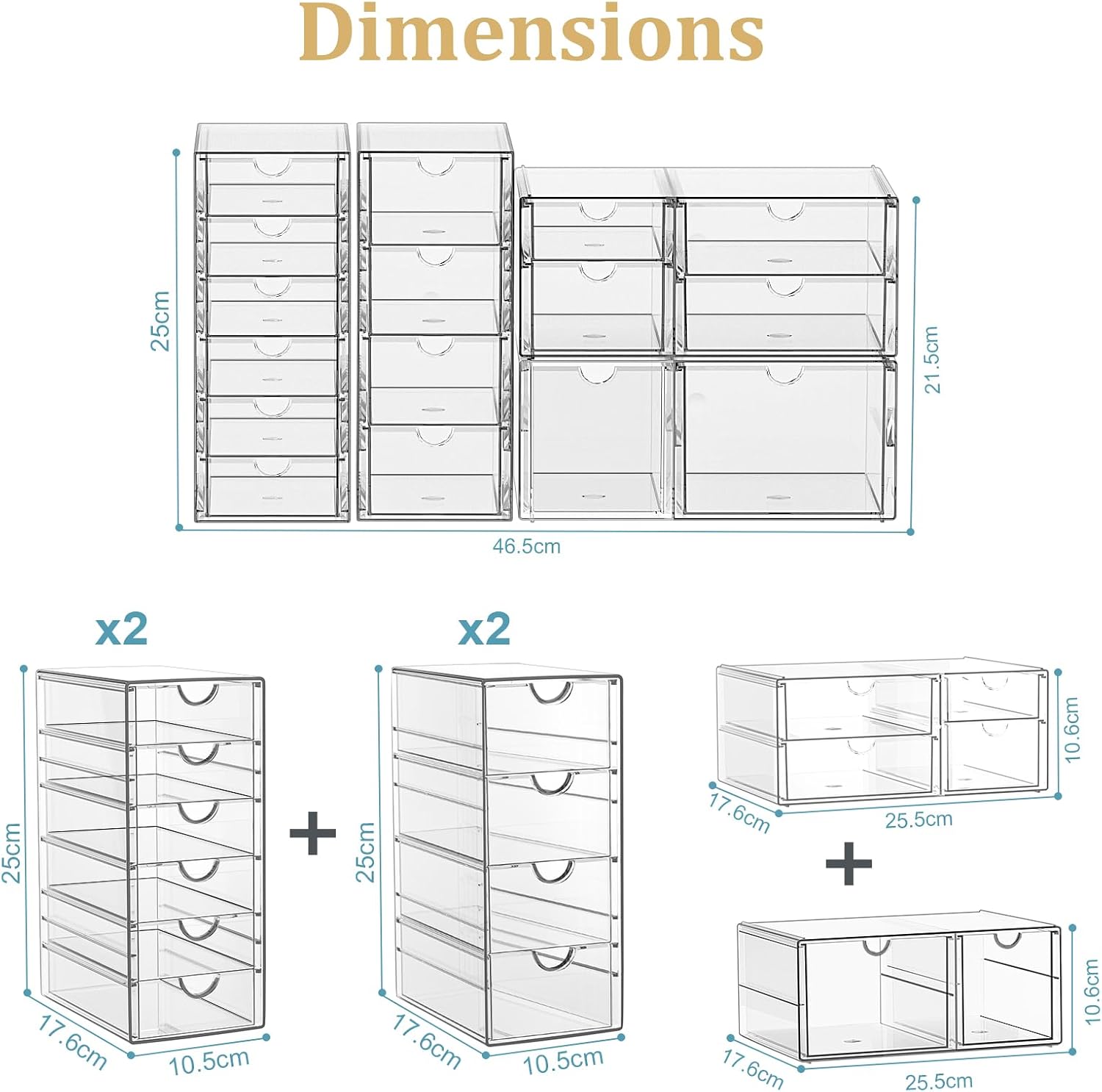 Thumbnail 1 de SortNStore Schreibtisch Organizer 16 Schubladen 🗄