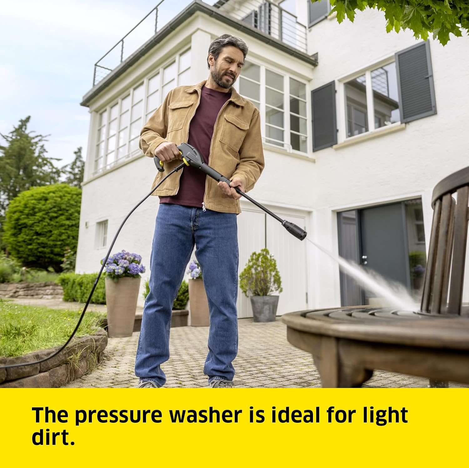Detalle de Kärcher K 3 Horizontal Pressure Washer – Practical and Lightweight Clean for Everyday Tasks