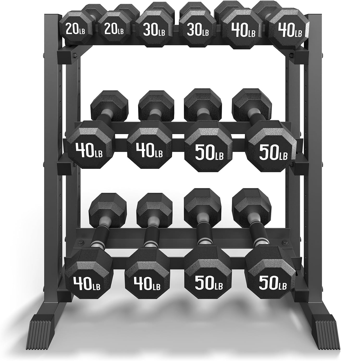 Detalle de 3-Tier Dumbbell Rack 1100LB Capacity Weight Rack ๐