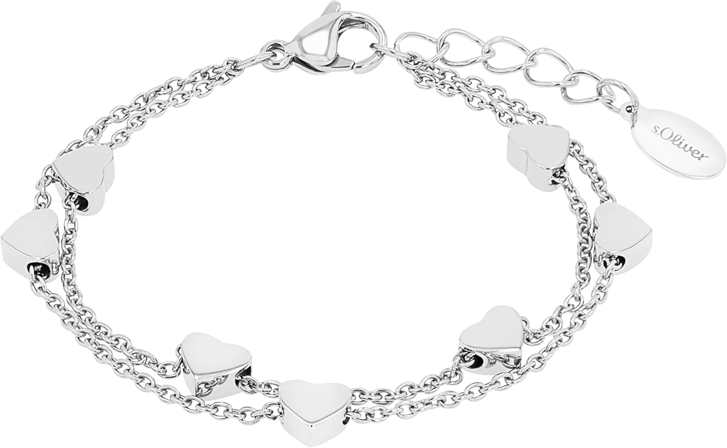 Detalle 2 de s.Oliver Armband aus Edelstahl 14+2 cm