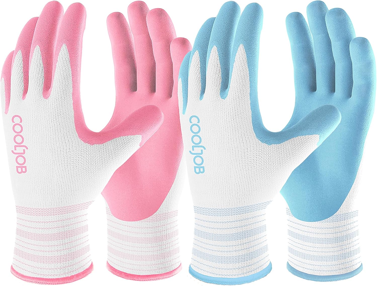 Thumbnail 6 de COOLJOB Women’s Gardening Gloves – 6 Pairs (Medium, Red & Green)