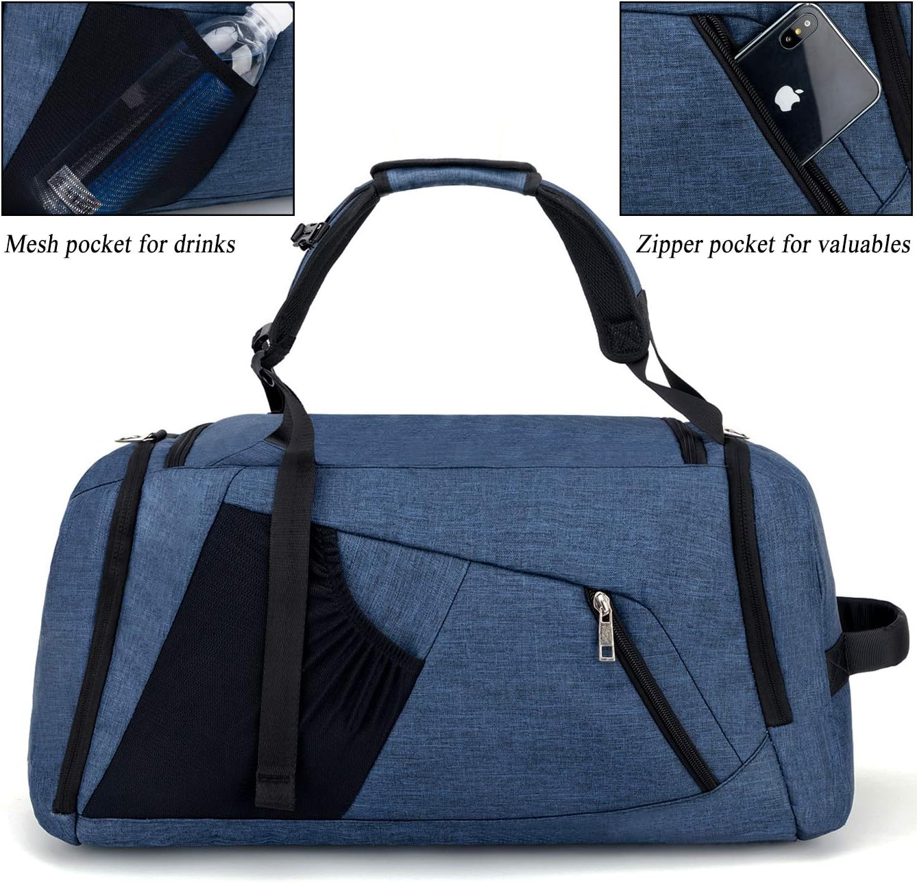 Thumbnail 3 de 42L Sports Duffle Bag with Wet Pocket