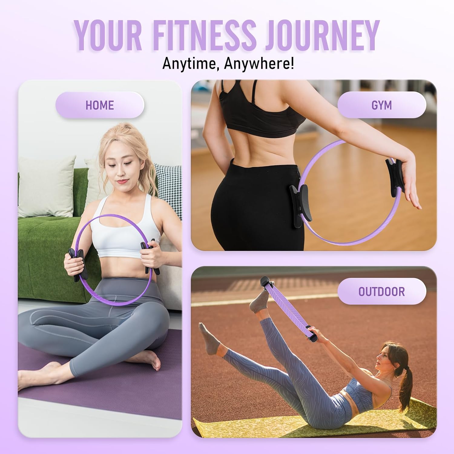 Thumbnail 4 de JKSHMYT Pilates Ring 14.5in Home Kit