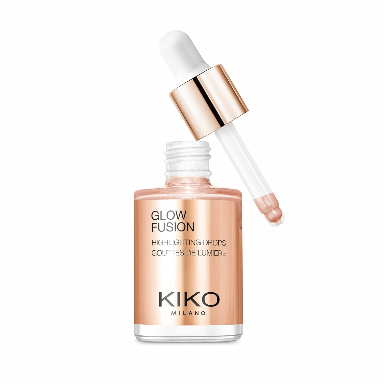 Thumbnail 4 de KIKO Milano Glow Up Face And Body Highlighter 01 – Flüssig-Highlighter mit Metallic-Finish, wasserbeständig, ohne Abfärben