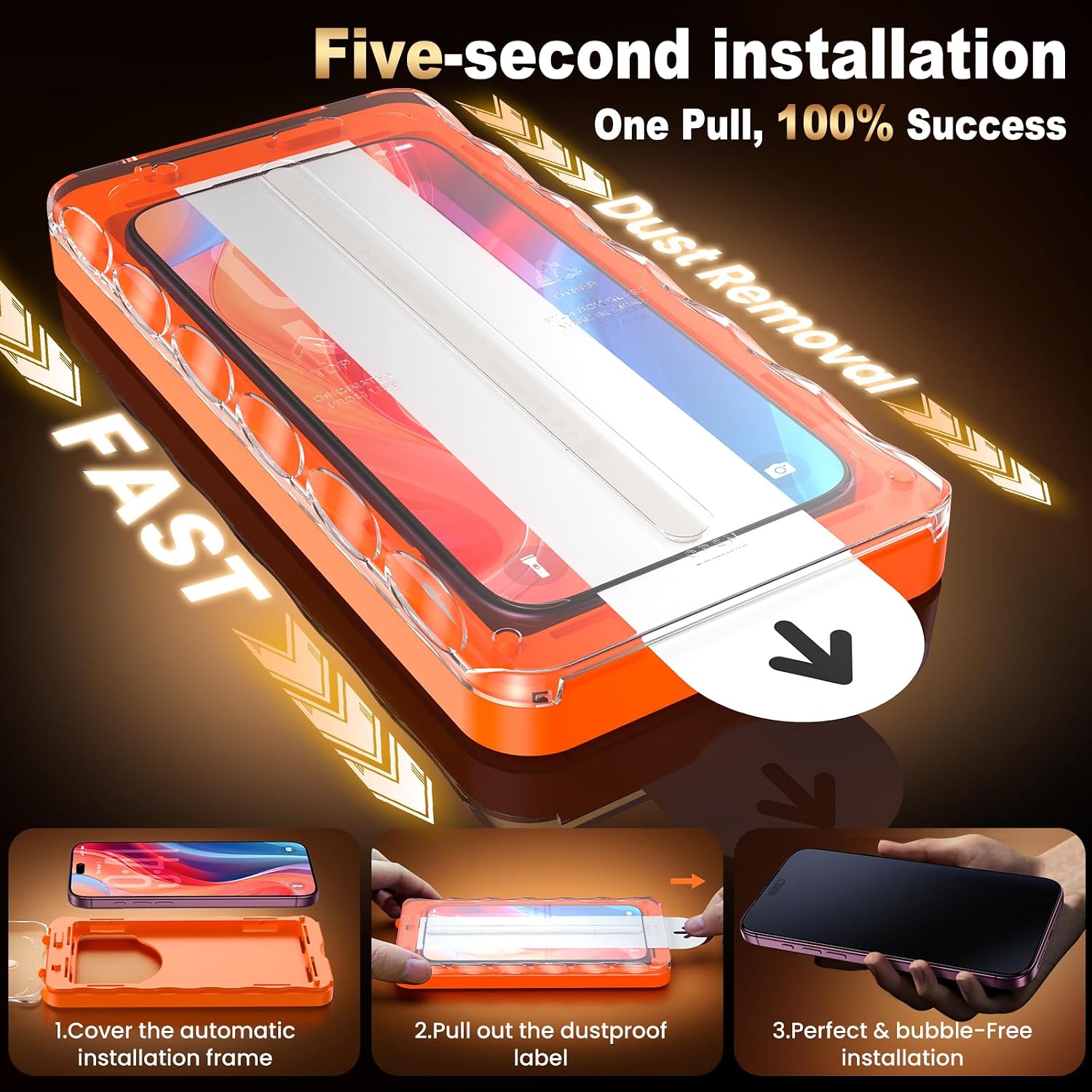 Thumbnail 6 de UniqueMe Matte Screen Protector for iPhone 18 Pro Max, 6.9-Inch, 2-Pack