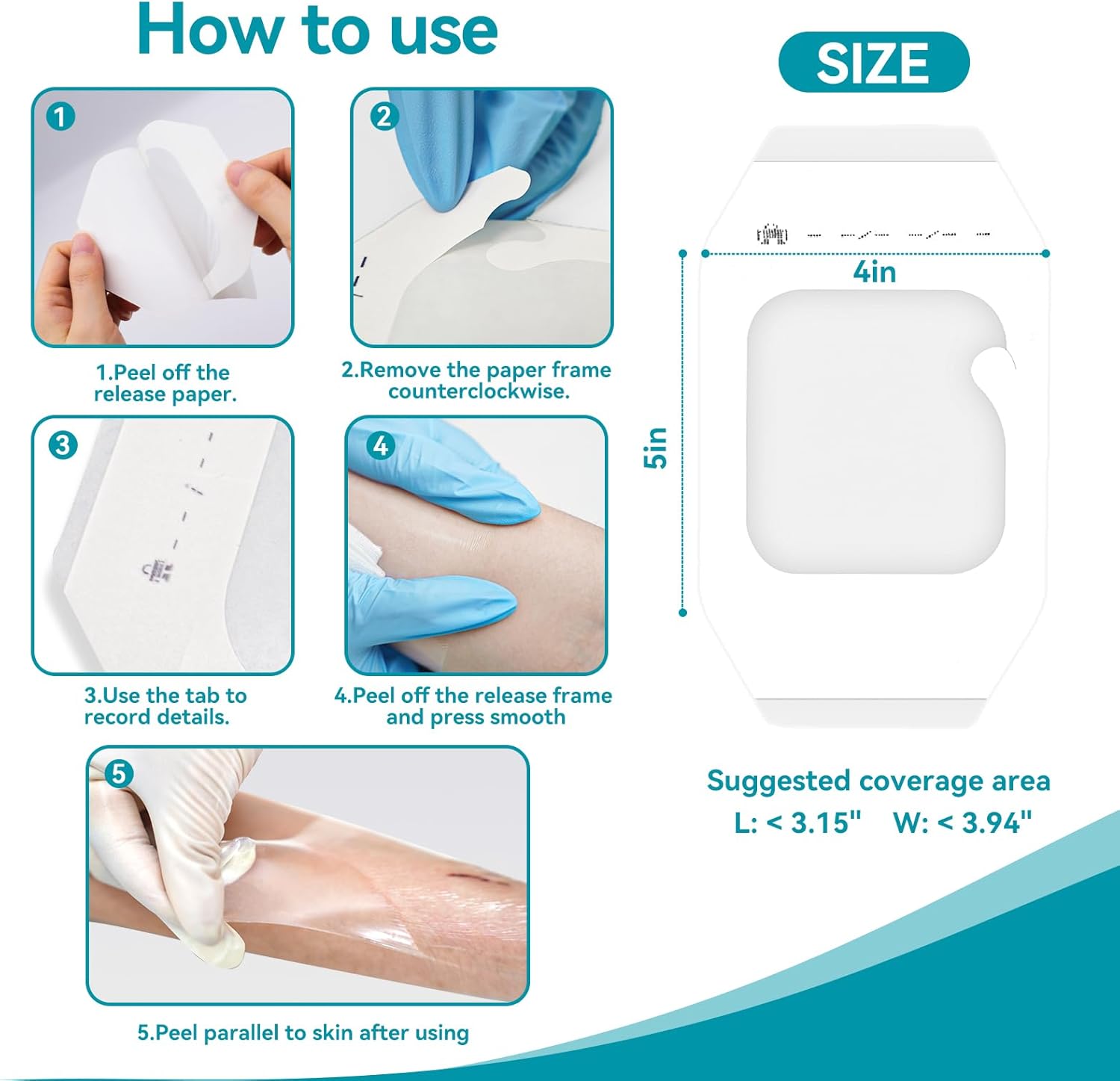 Detalle 1 de Dimora Transparent Film Dressing 50 Packs