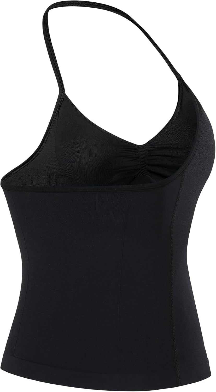 Thumbnail 1 de AUROLA Influence Longline Strappy Halter Workout Tops for Women with Removable Cups