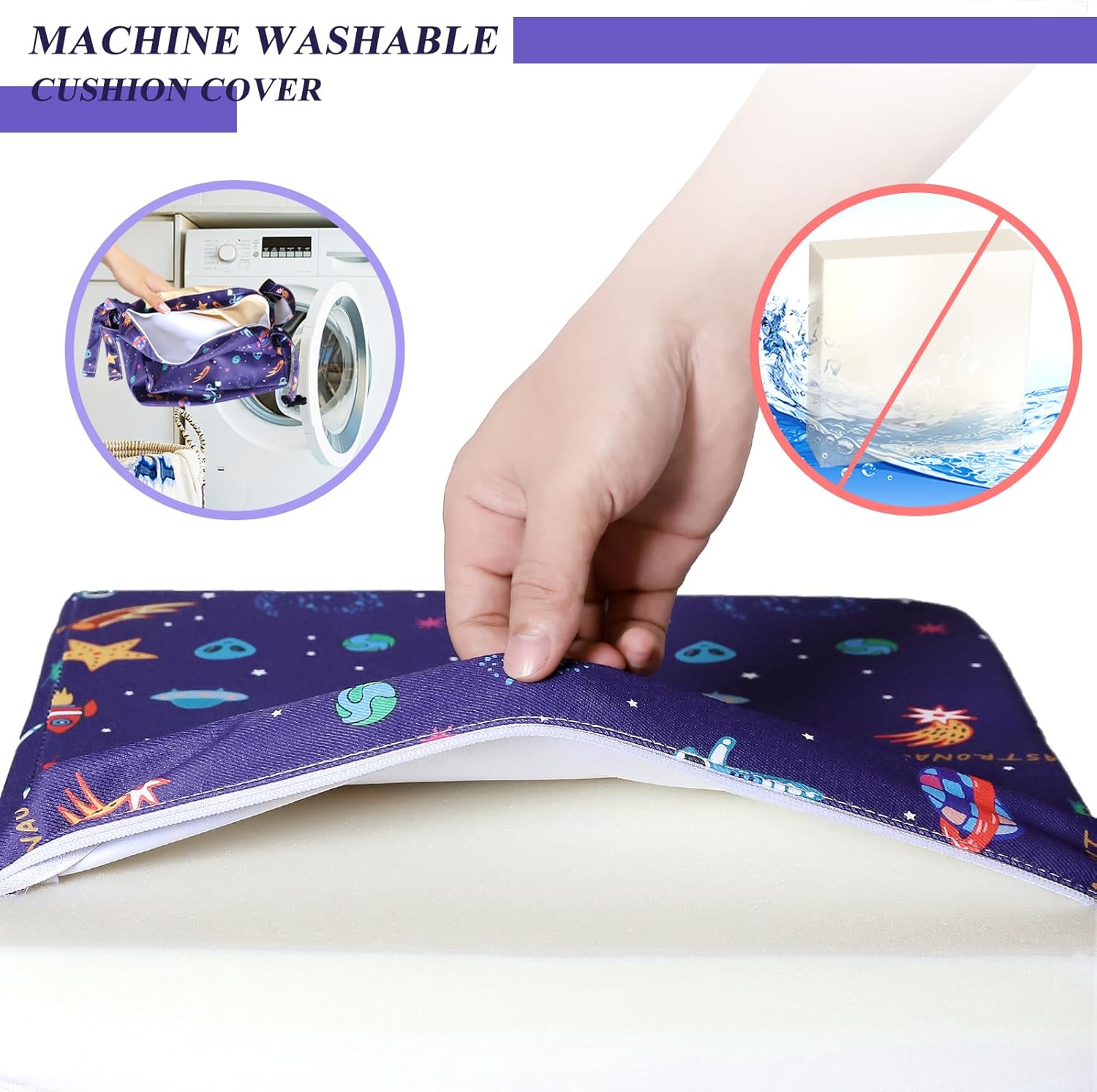 Thumbnail 5 de TOTIDYH Toddler Booster Seat for Dining Chair with PU Cover and Non-Slip Base