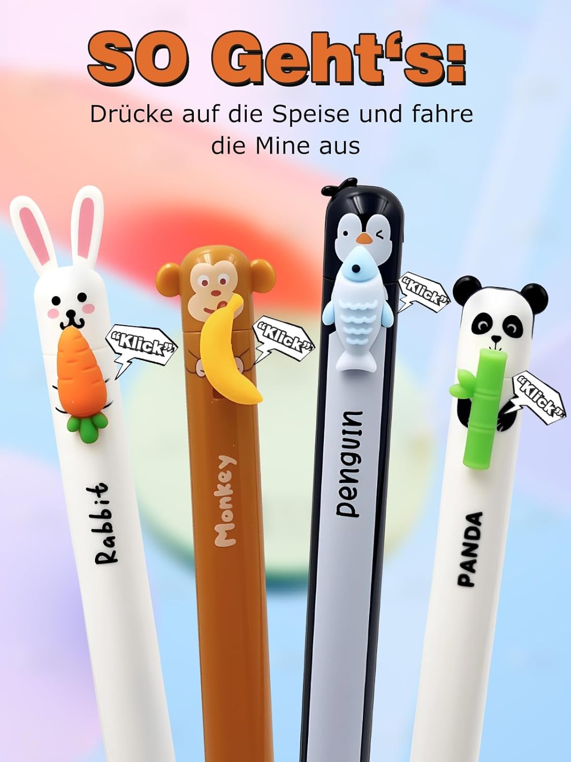 Thumbnail 1 de Stylos gel effaçables 0,7 mm lot de 6 🖊️